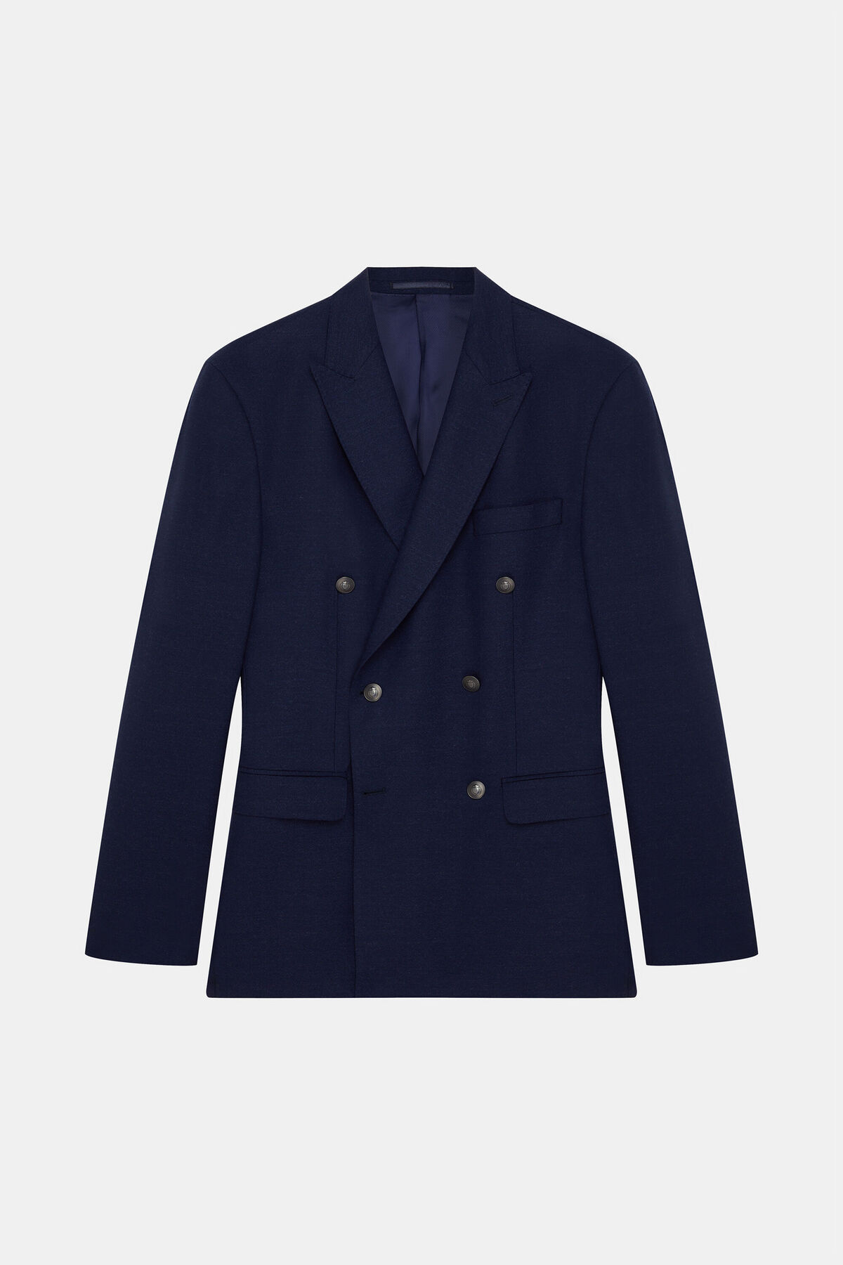 W Collection LACİVERT KRUVAZE REGULAR FIT CEKET