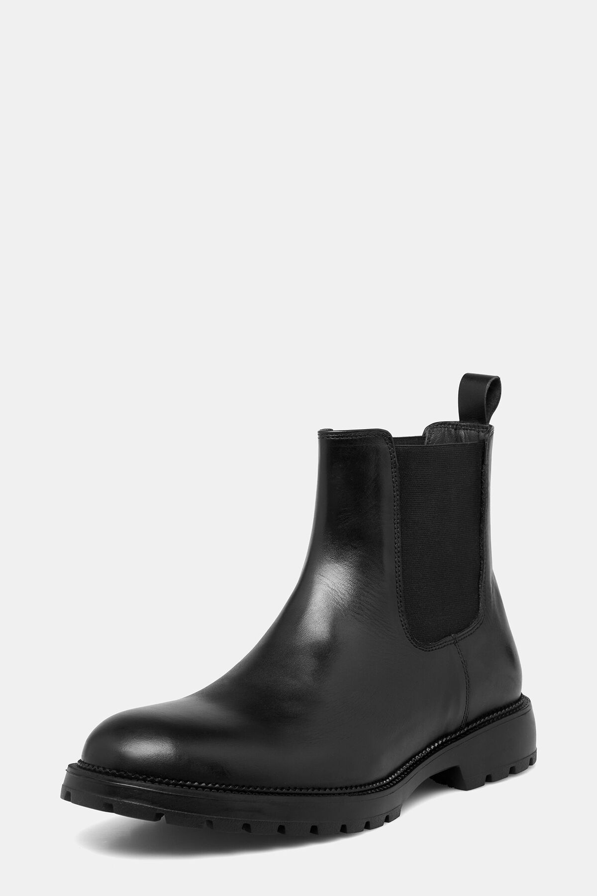 W Collection Siyah Deri Bot görsel 3