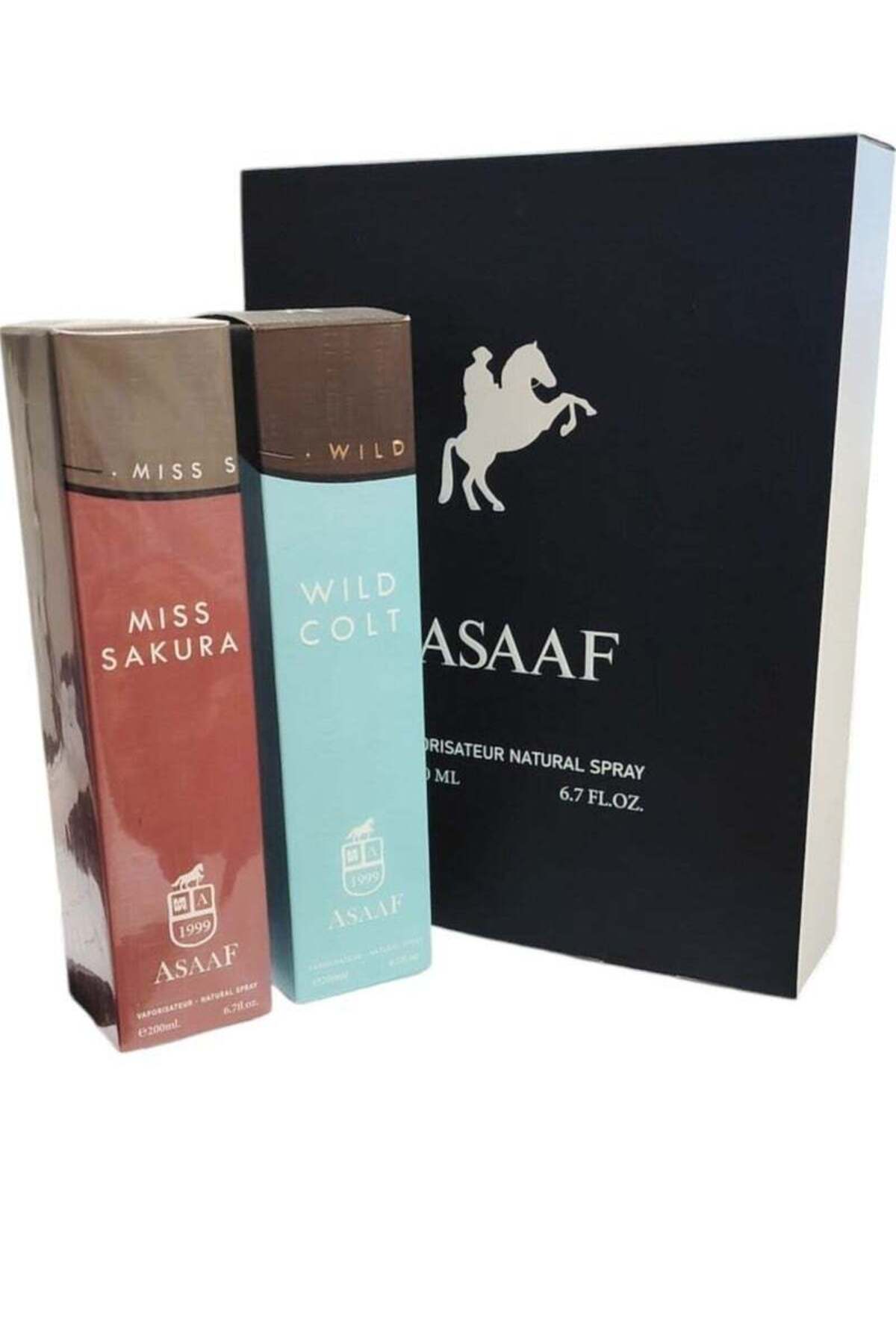 بكج فخم عساف وايلد كولت 200 مل + ميس ساكورا 200 مل