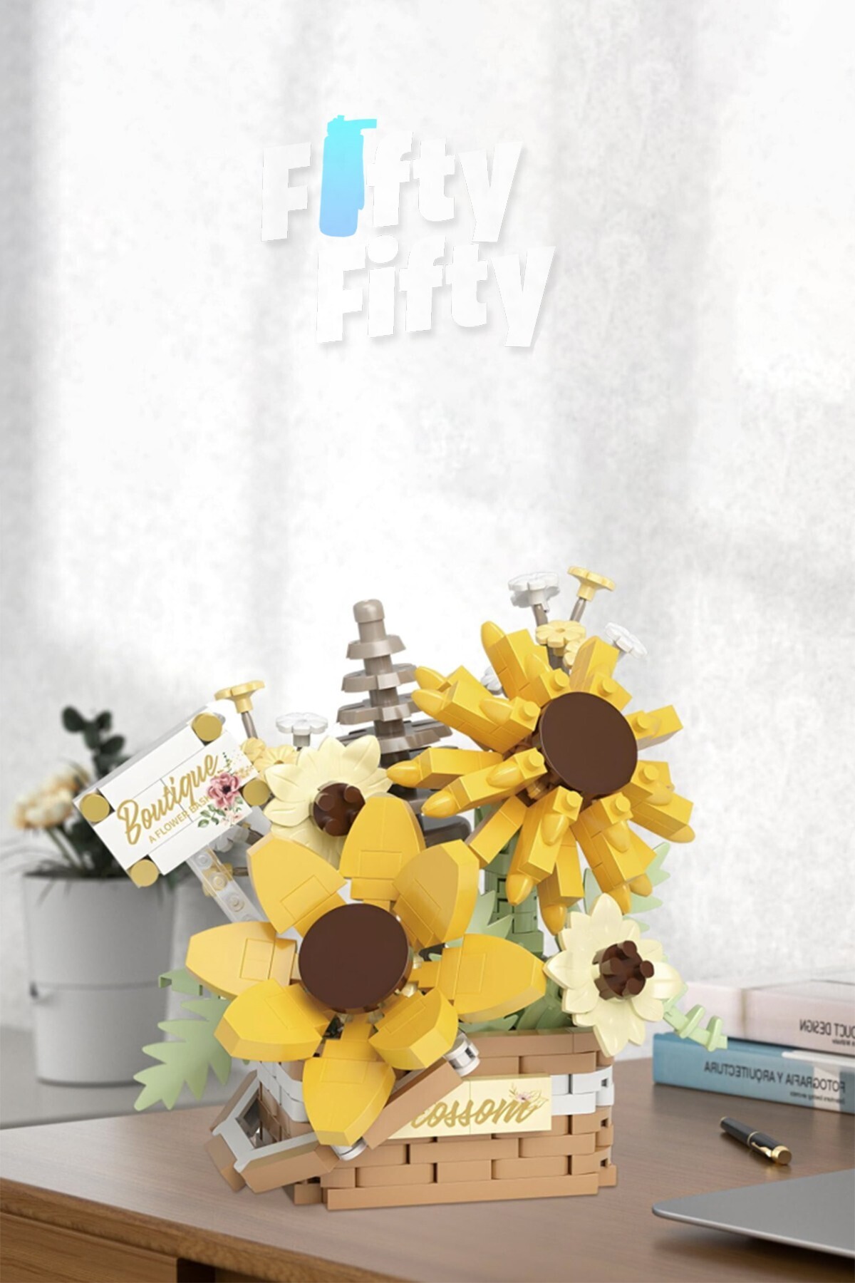 مجموعه بوتیک پانلوس: دسته‌گل کوچک ۴۹۸ تکه، مجموعه ساختنی اسباب‌بازی - Ffp1085