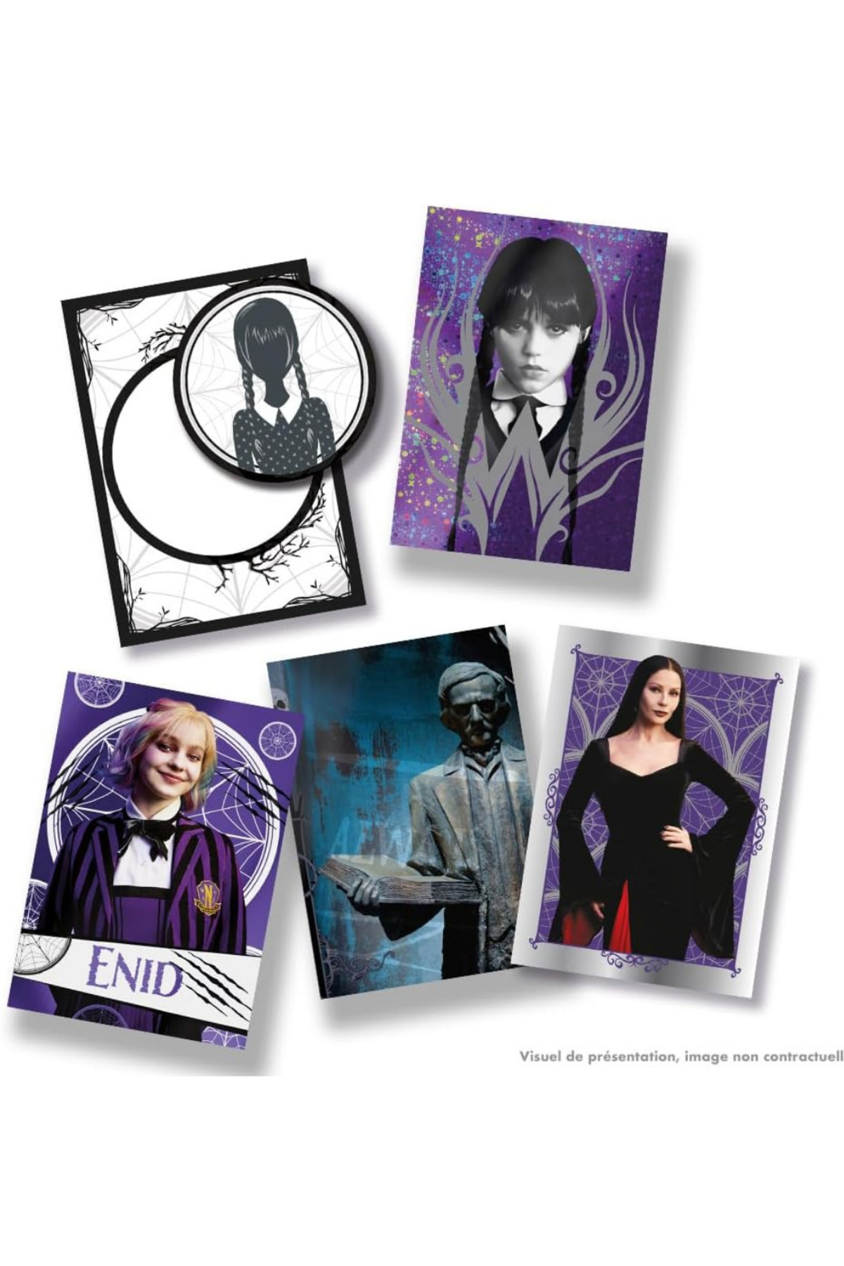 Next Plus Lisanslı Wednesday 2 Here We Woe Again Sticker Collection Album+10 Paket (50 Çıkartma) fotoğrafı 7 (önizleme)