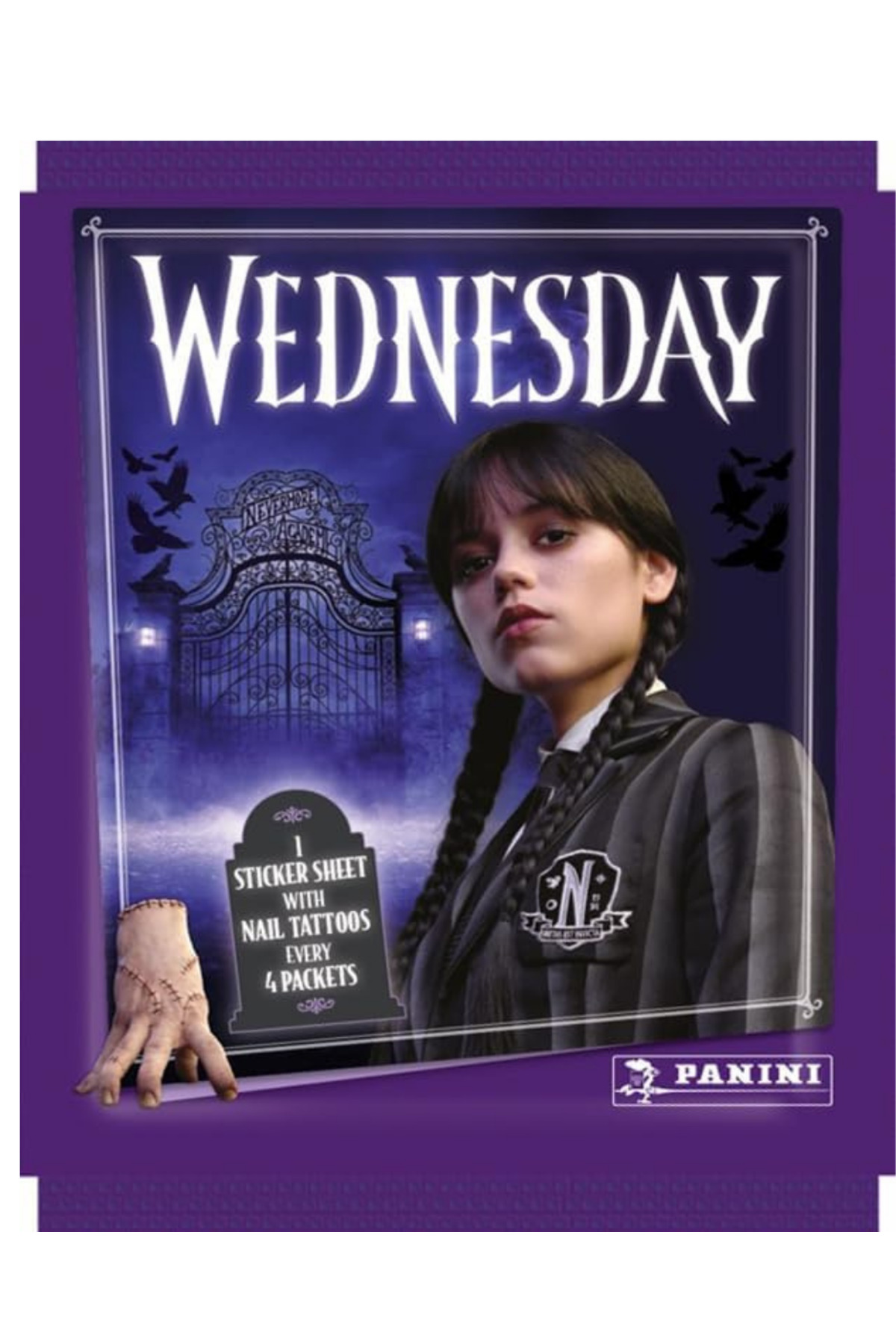 Next Plus Lisanslı Wednesday 2 Here We Woe Again Sticker Collection Album+10 Paket (50 Çıkartma) fotoğrafı 6 (önizleme)
