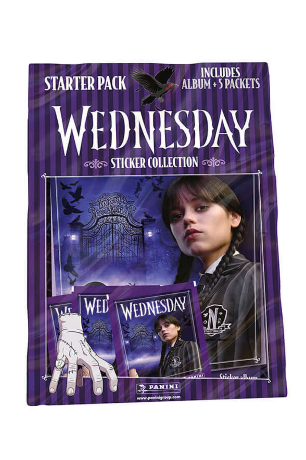 Next Plus Lisanslı Wednesday 2 Here We Woe Again Sticker Collection Album+10 Paket (50 Çıkartma) fotoğrafı 5 (önizleme)