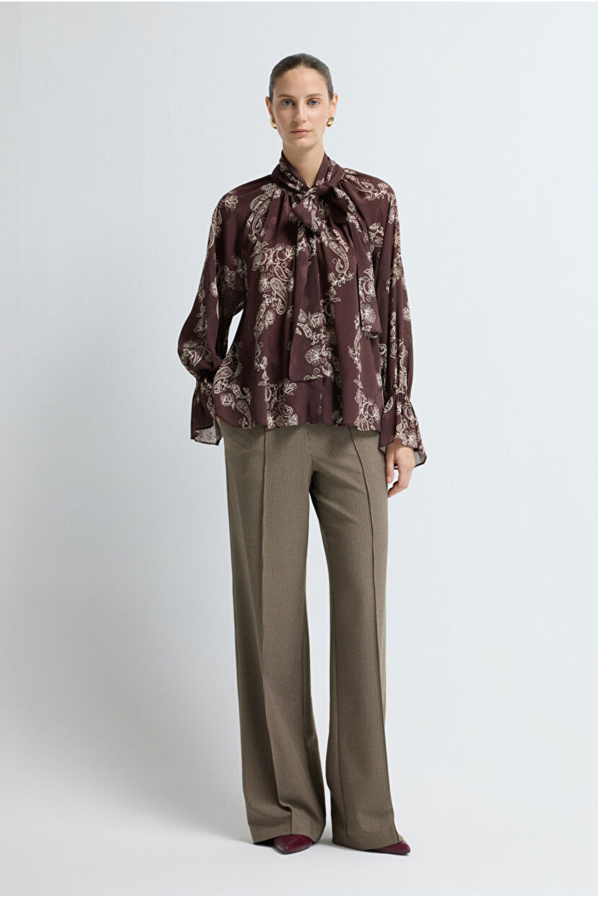 adL  Bağlamalı Gömlek - Görsel 3