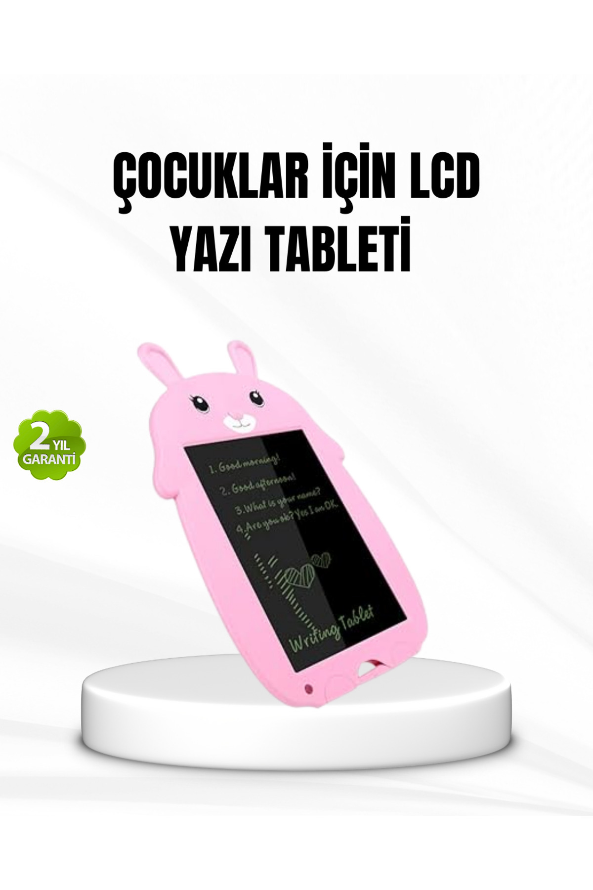 Bodrum Ekipman Esnek LCD Çizim Tableti Kağıtsız Yazı Tahtası Tek Tuş Silme Düğme Pilli - ERFI2680-4957