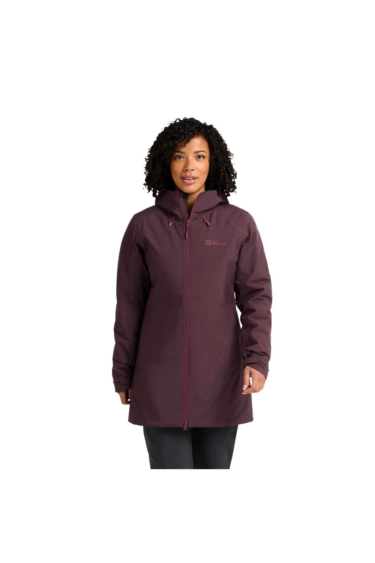 Jack Wolfskin Heidelstein Ins Kadın Mor Outdoor Ceketi KADIN OUTDOOR CEKETİ