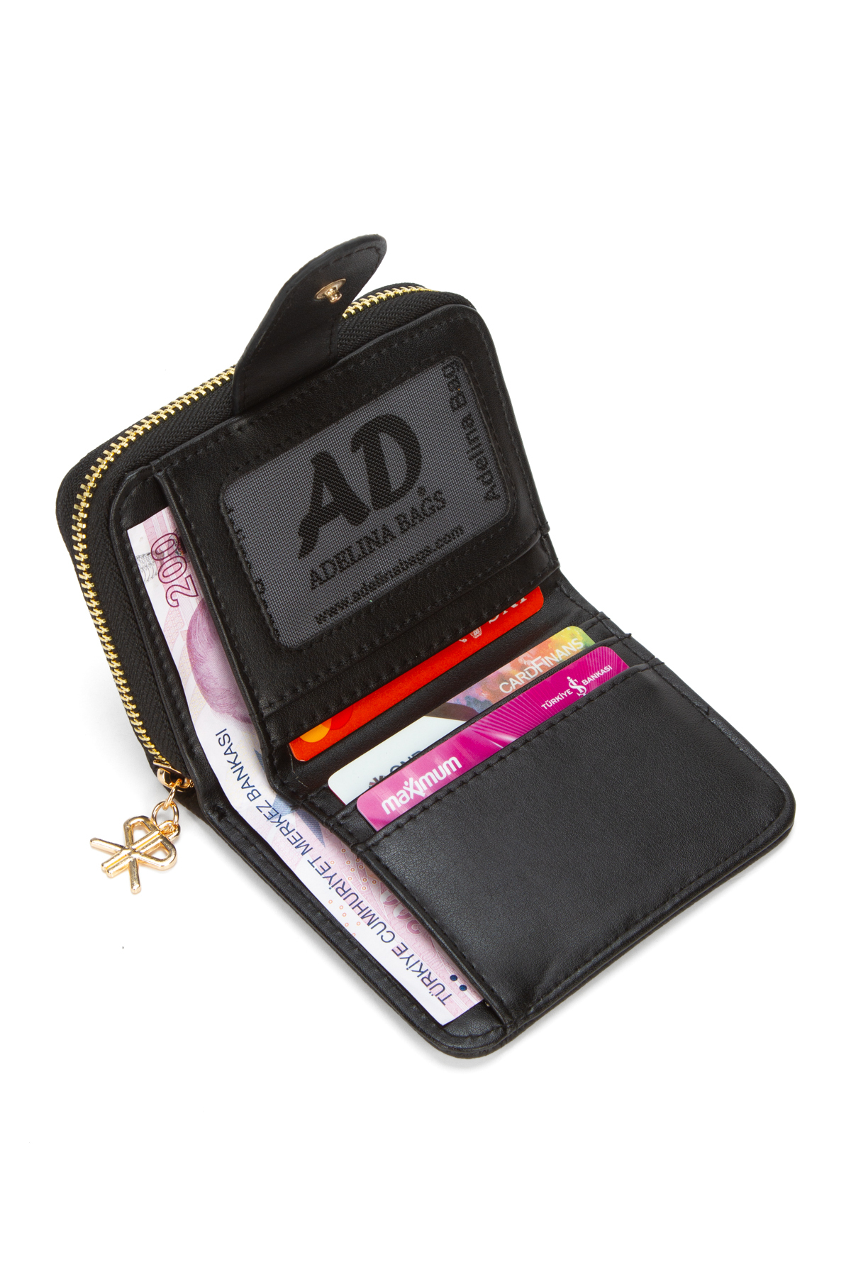 Adelina Bags  Kadın Yumuşak Dokulu Küçük Cüzdan - Görsel 3
