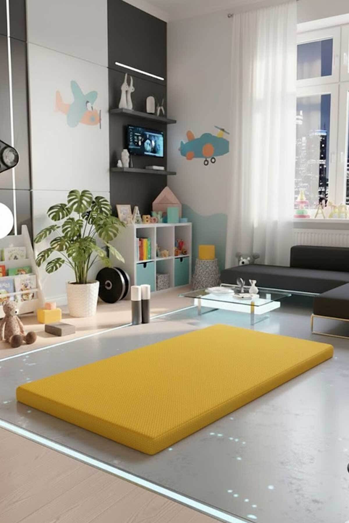 RevuBaby Çocuk Jimnastik Minderi 60x120x5 Cm 600 Denye Sıvı Geçirmez Kumaş Kaydırmmaz Yıkanabilir fotoğrafı 2 (önizleme)