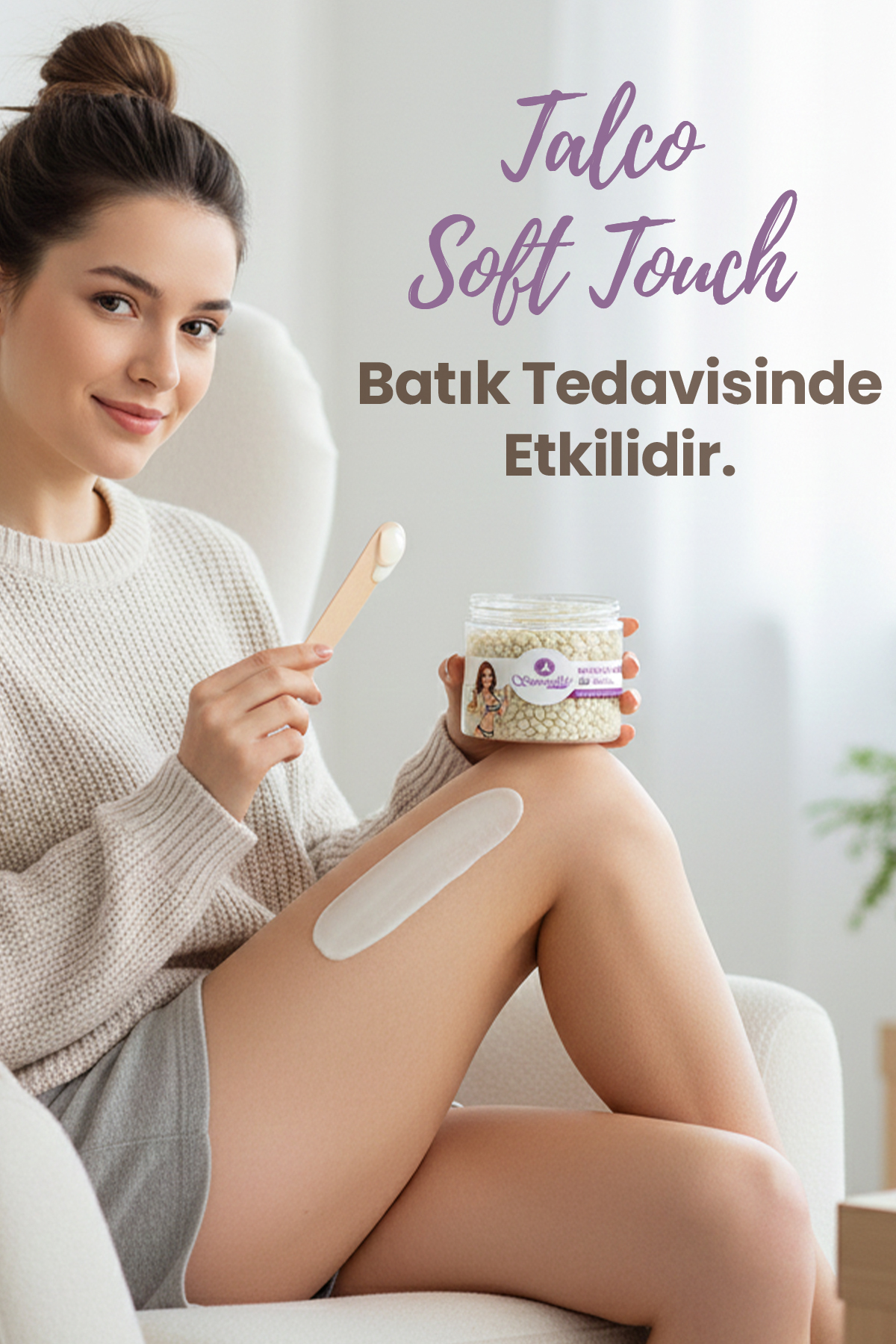 2 Adet Talco Soyulabilen Boncuk Ağda 600g+Karınca Yumurta Yağ + 4 Spatula - Yedek Set — 300g-Boncuk-Talco — تصویر 2 از 7