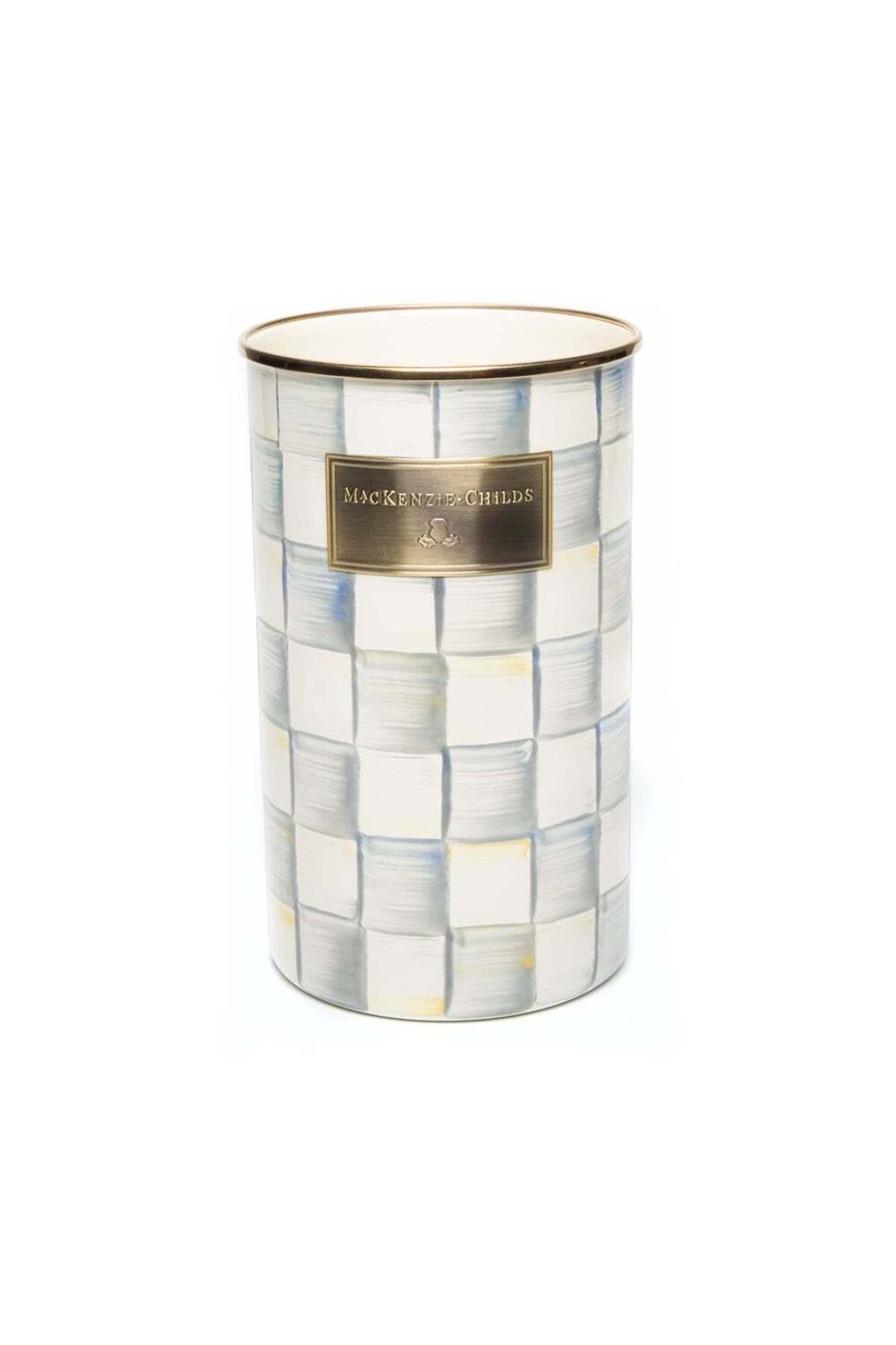 MACKENZIE-CHILDS Sterling Check Utensil Holder - Fiyatı, Yorumları