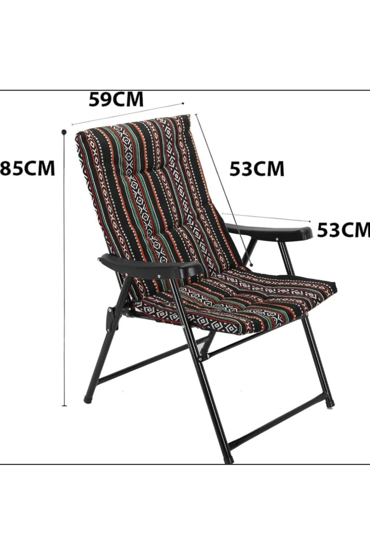 كرسي تخييم قابل للطي من قماش السدو