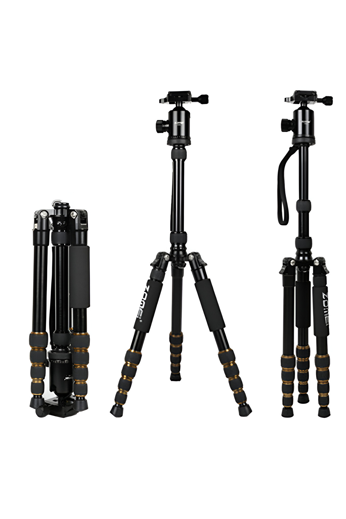 zomei Z669 Magnezyum-Alüminyum Alaşımlı Tripod/Monopod- Telefon