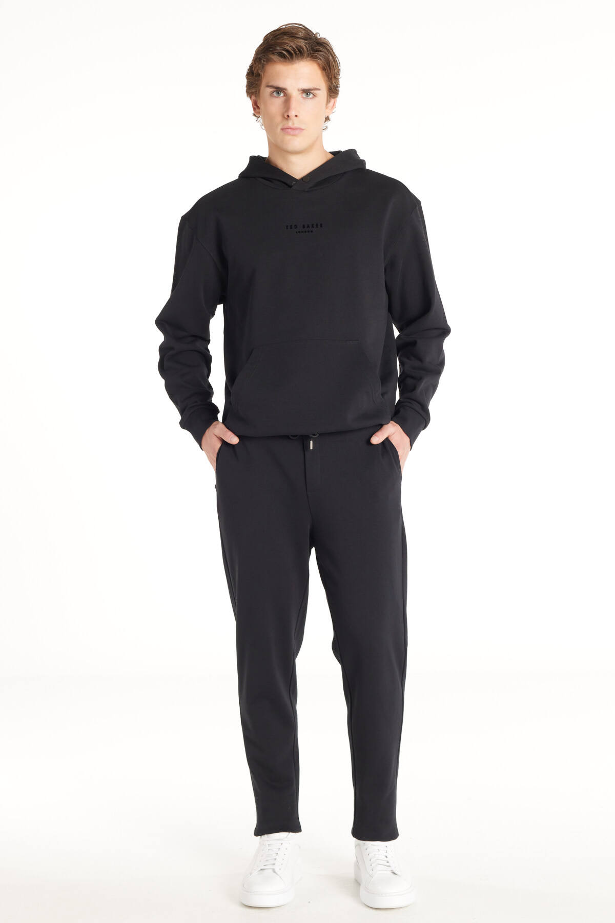 Ted Baker SİYAH PAMUK BORU PAÇA EŞOFMAN — مشکی TBFW25MTRS018