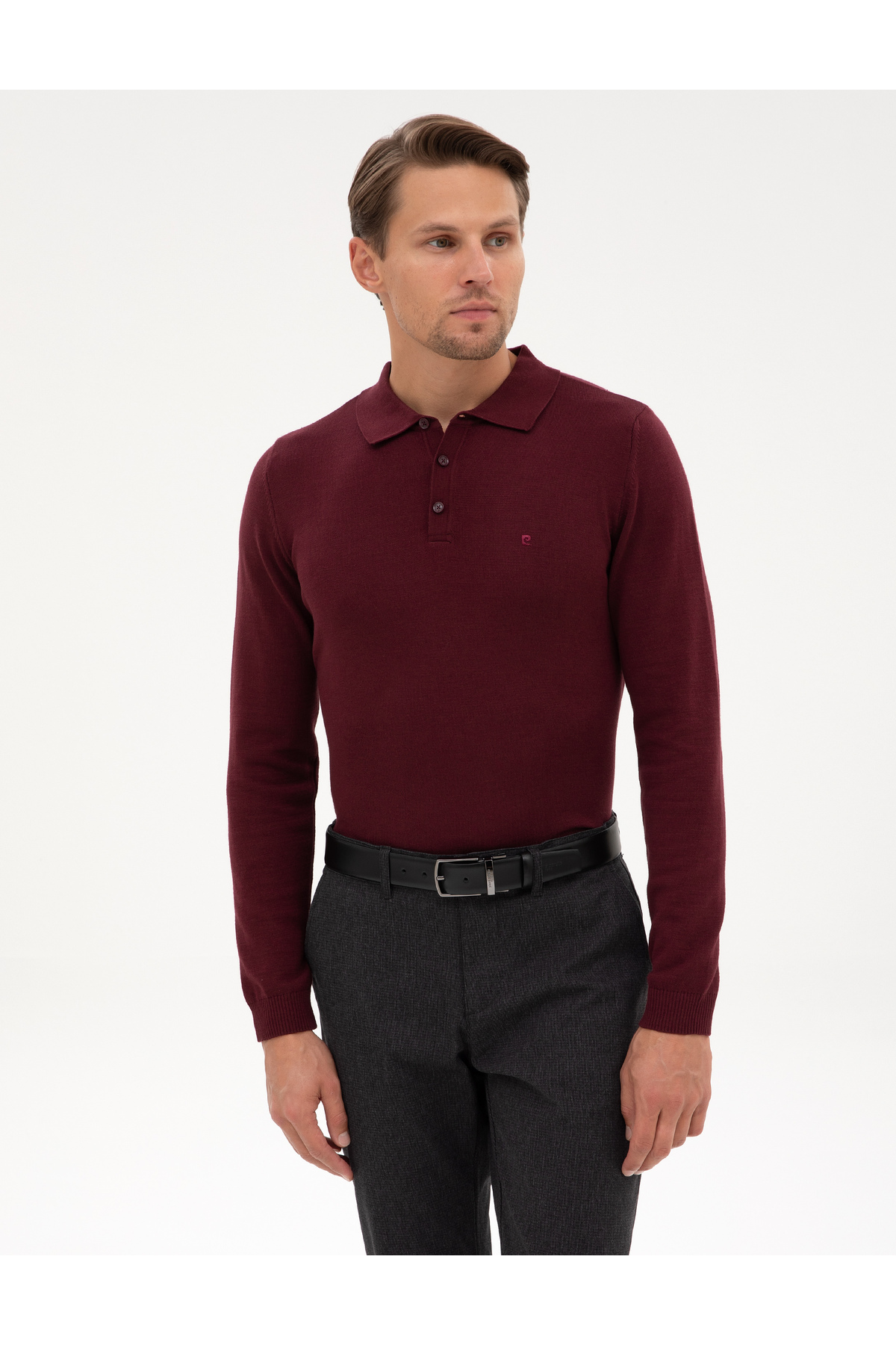 پلیور مردانه راسته آستین استاندارد | پیر کاردین Pierre Cardin 50315405 - تصویر 3