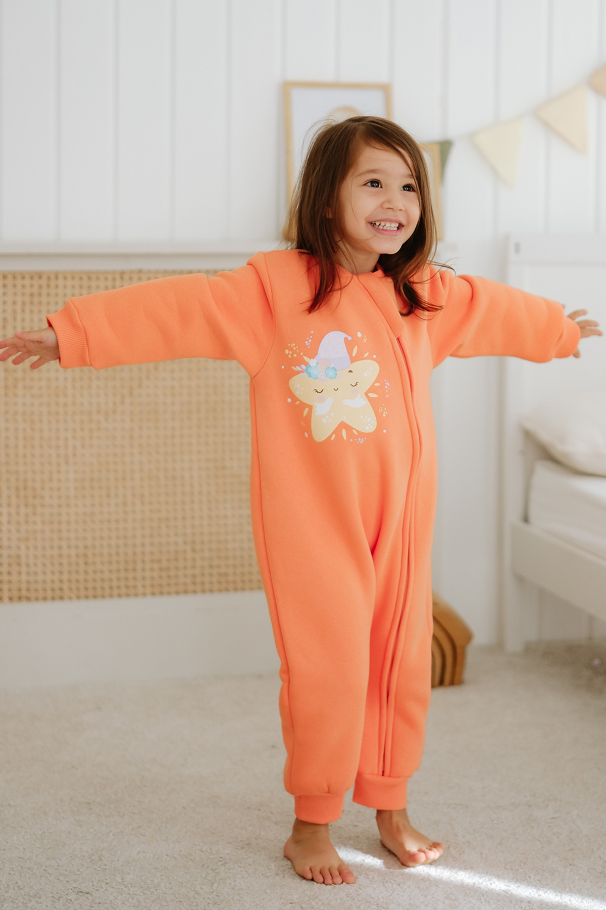 Lilabio Kız Erkek Çocuk 1.5-2 Tog Desenli Uyku Tulumu fotoğrafı 3 (önizleme)