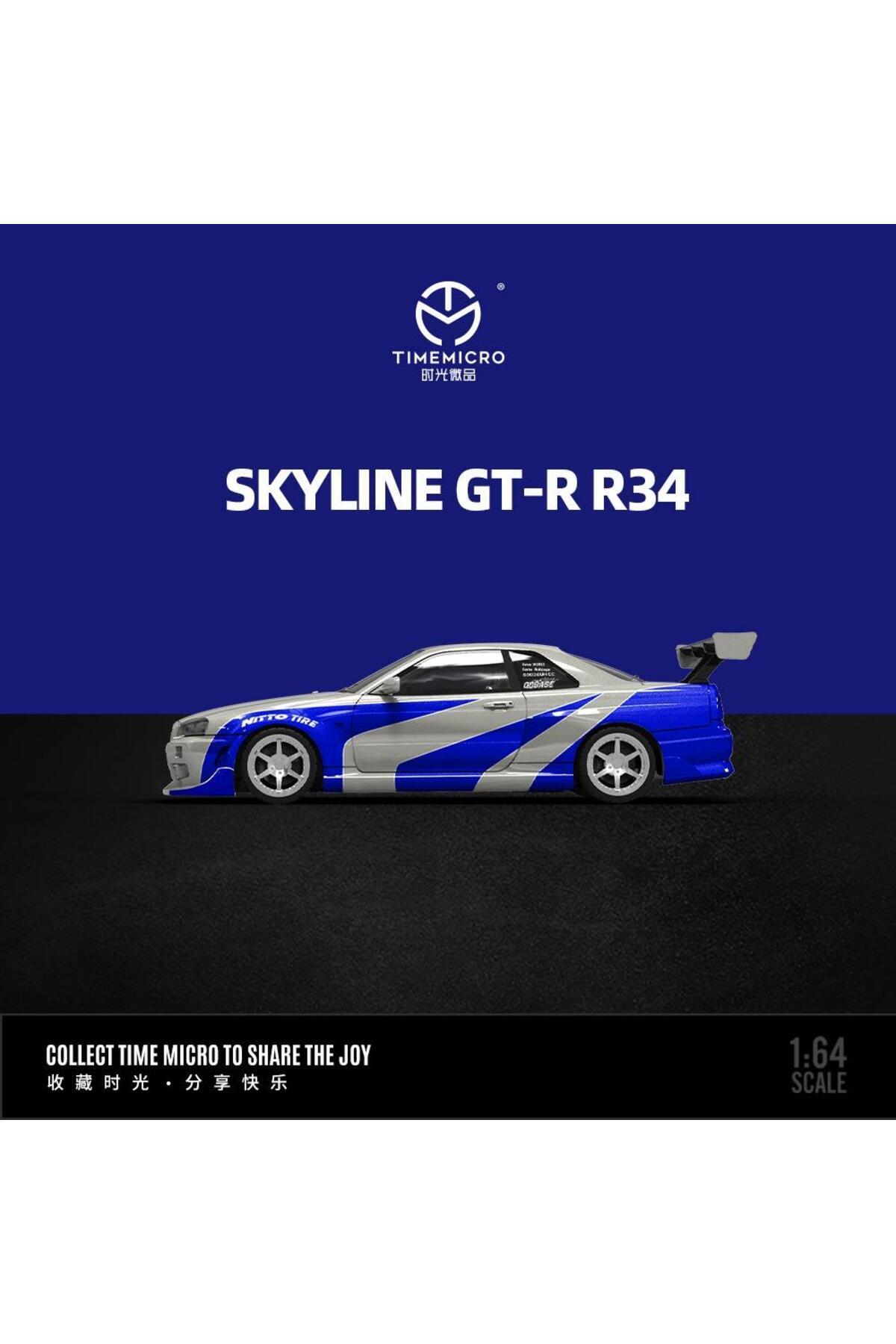 Timemicro Time Micro Nissan Skyline GT-R R34 MOST WANTED - Fiyatı