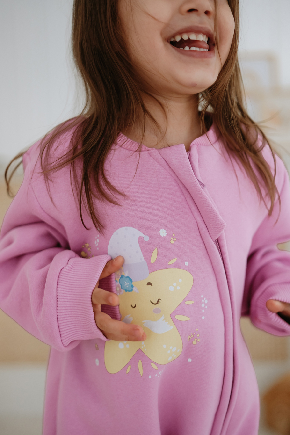 Lilabio Kız Erkek Çocuk 1.5-2 Tog Desenli Uyku Tulumu fotoğrafı 7 (önizleme)