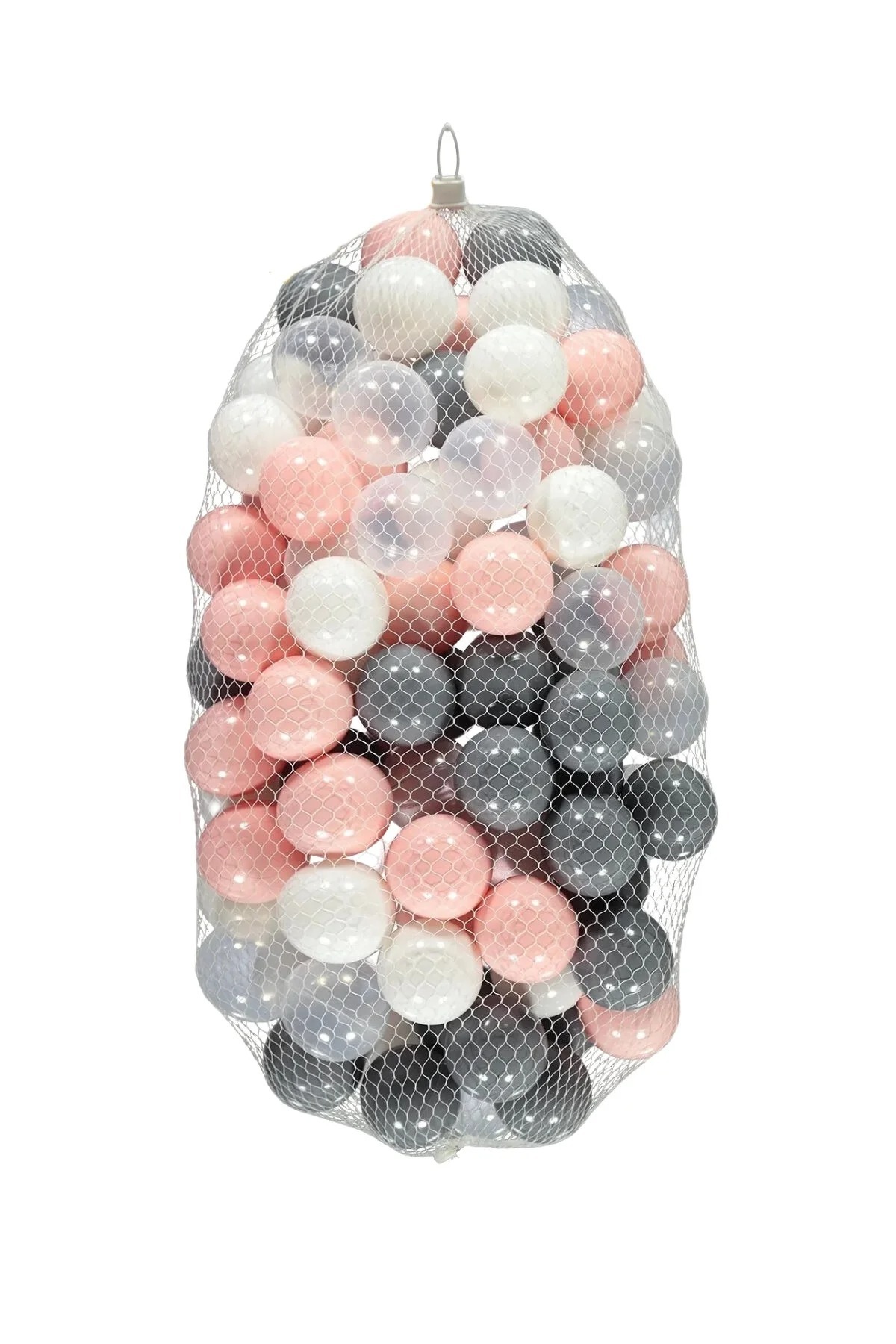 BebeMango HappyBalls Renkli Oyun Topları Top Havuzu Topları Pembe Silver 100 Adet fotoğrafı 2 (önizleme)