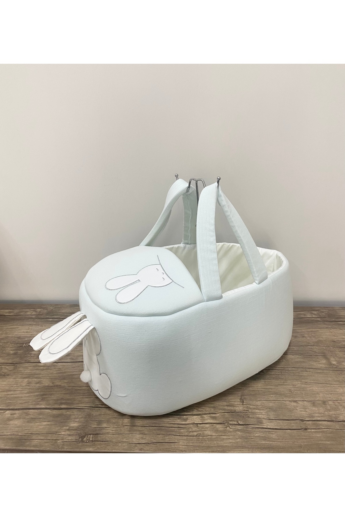 Mini Chics Kulaklı Tavşan Model Bebek Taşıma Çantası & Anne Çantası fotoğrafı 2 (önizleme)