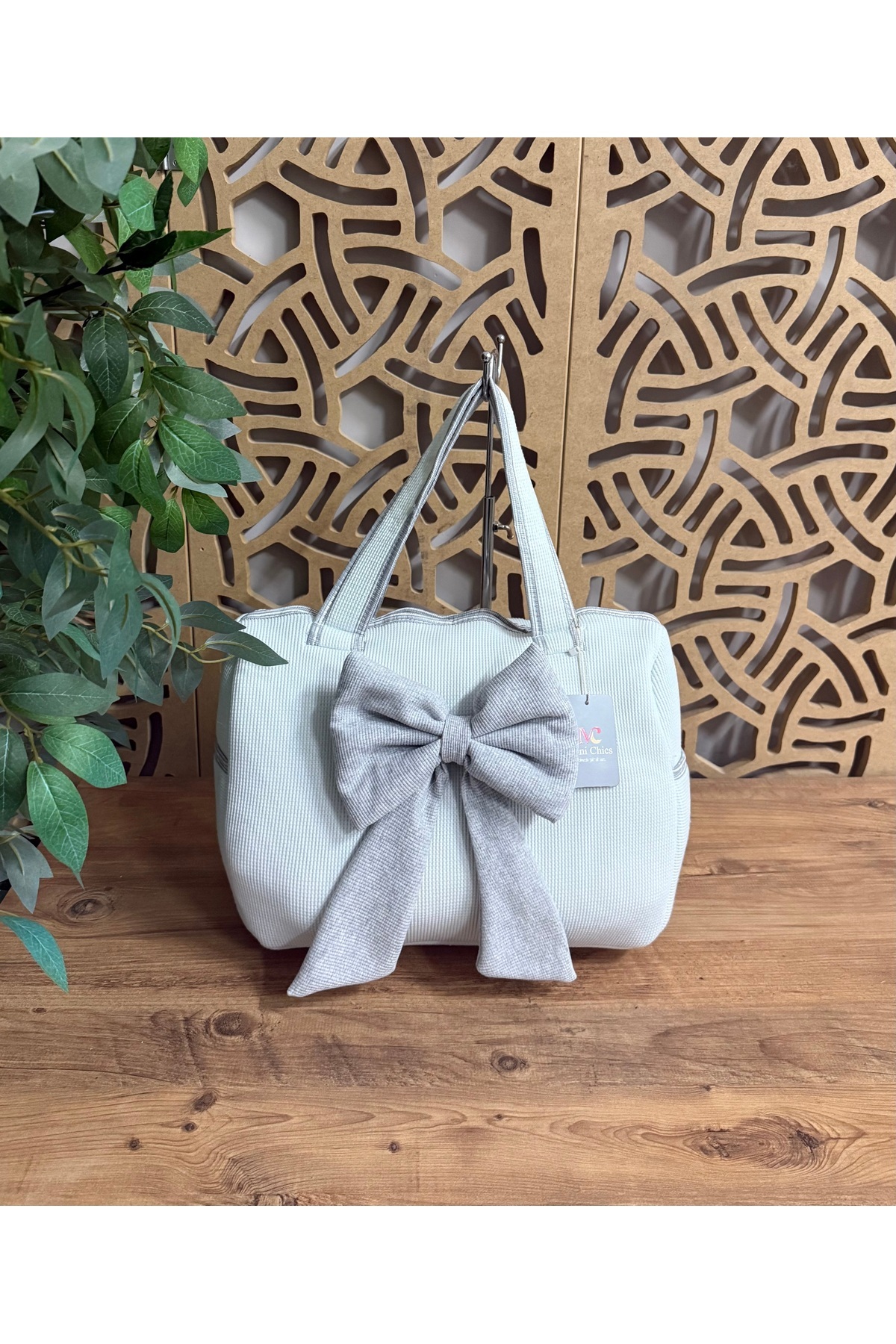 Mini Chics Bow Bebek Taşıma Çantası & Anne Çantası fotoğrafı 3 (önizleme)