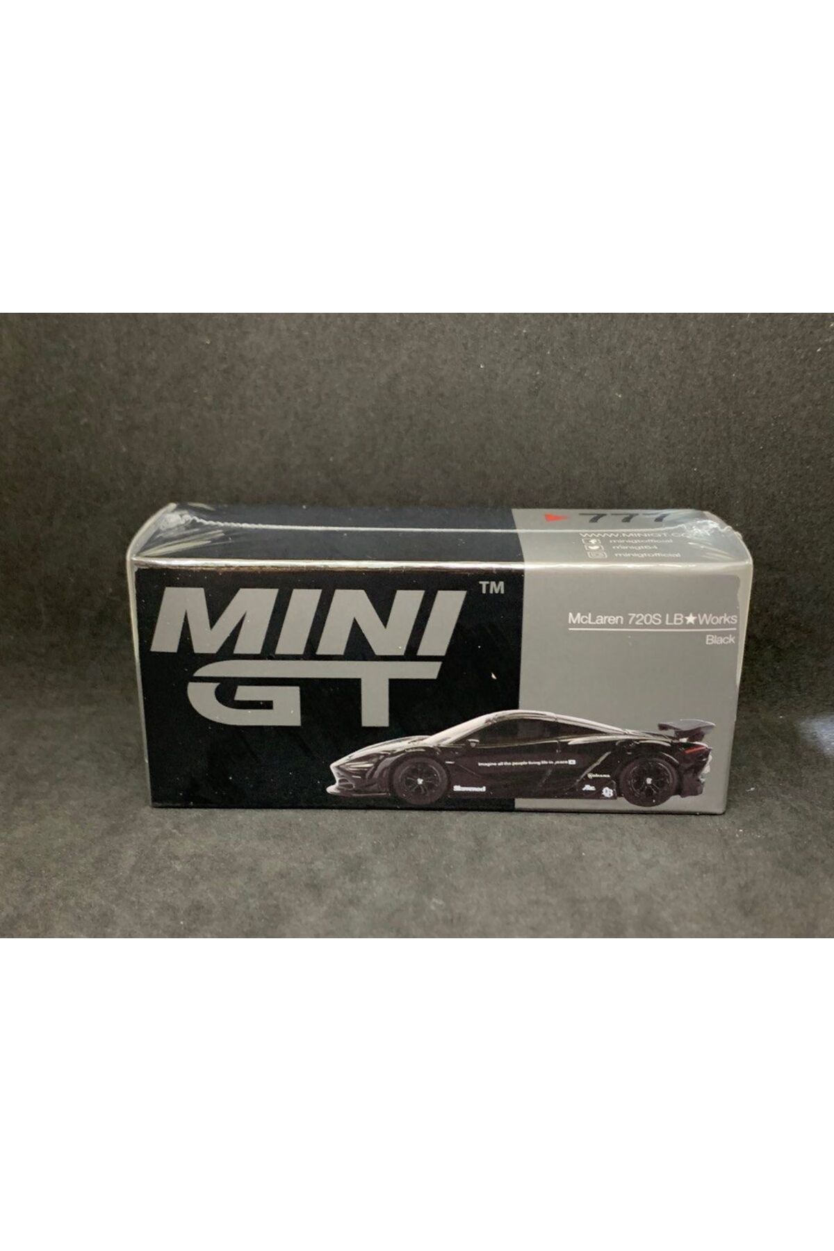 HOT WHEELS Mini GT Mini GT 1/64 McLaren 720S LB Works Black