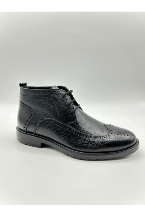 Santorino Ayakkabı Erkek Klasik Hakiki Deri Bilek Bot