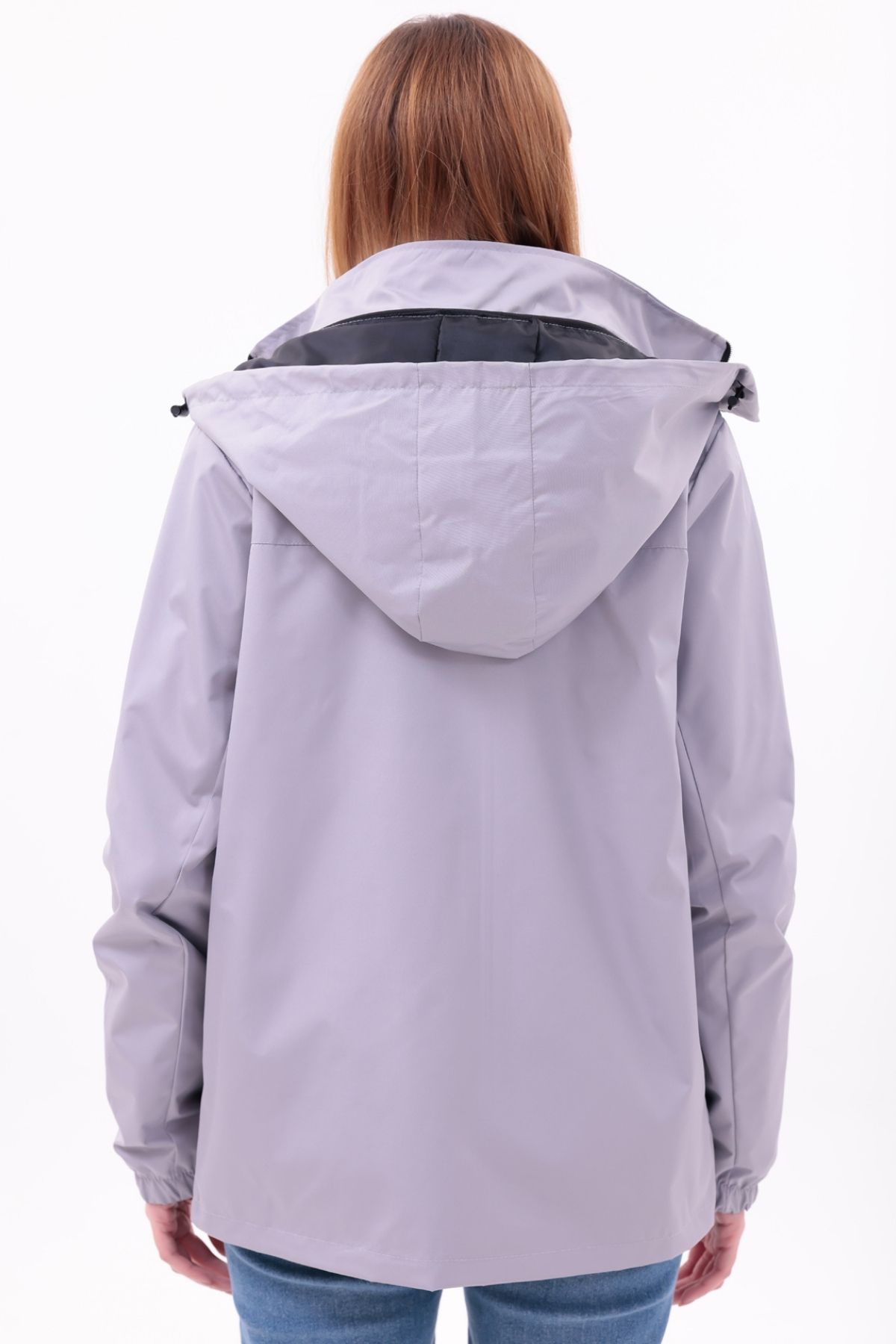 freemen  Kadın Taş Çıkarılabilir Kapşonlu Yağmurluk Mont - Görsel 7