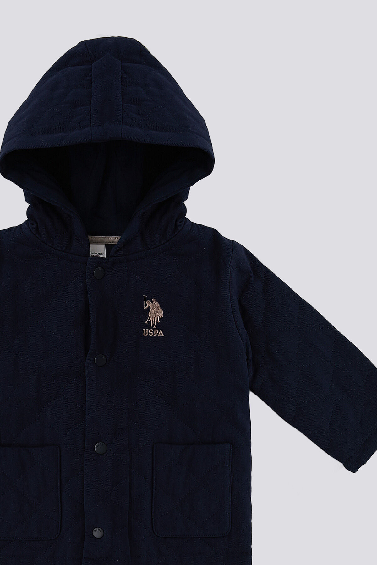 U.S. Polo Assn. U.S. Polo Assn Kız Bebek Lacivert Mont fotoğrafı 3 (önizleme)