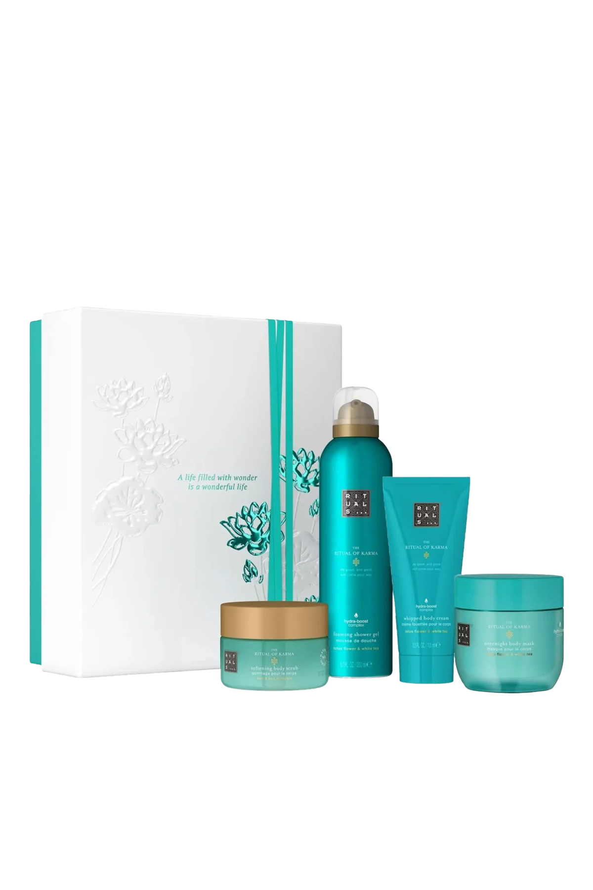 Rituals Dárková sada Ritual of Karma, tělový krém 100 ml, tělový peeling 125 ...