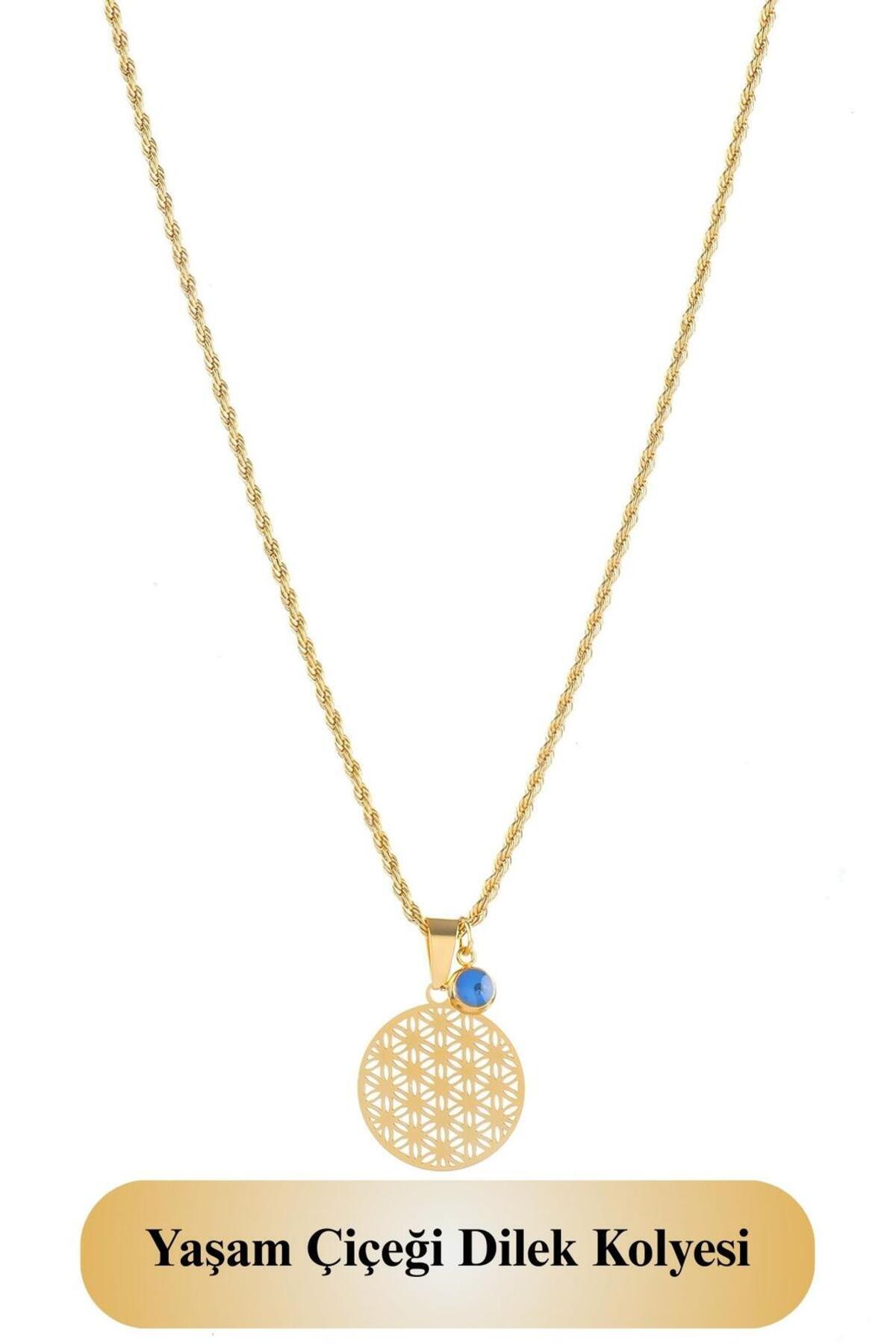 Ares Hills Yaşam Çiçeği Dilek Kolyesi