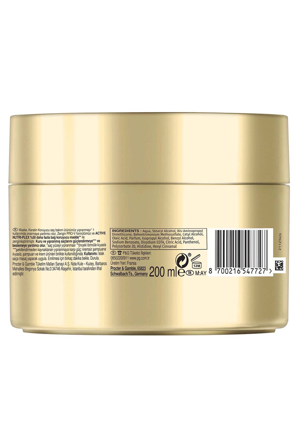 Onarıcı & Koruyucu, Yıpranmış Saçlar İçin Keratin Koruyucu Saç Bakım Maskesi 200ml x 2 Adet — 8681002999930 — تصویر 7 از 7