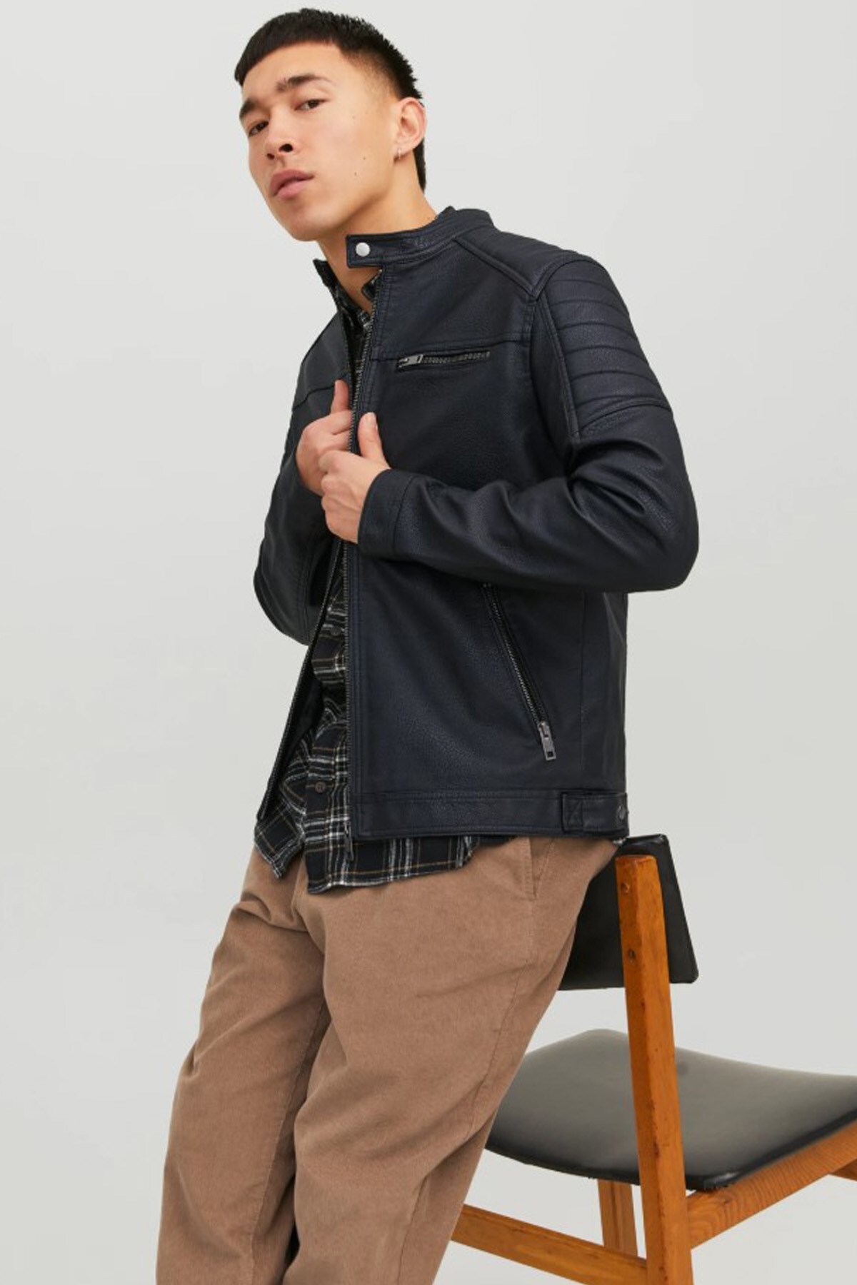 ژاکت اسپورت مردانه میکس آستین بلند | جک اند جونز Jack & Jones TYC8E24D8BEC29613B0044200 - تصویر 4