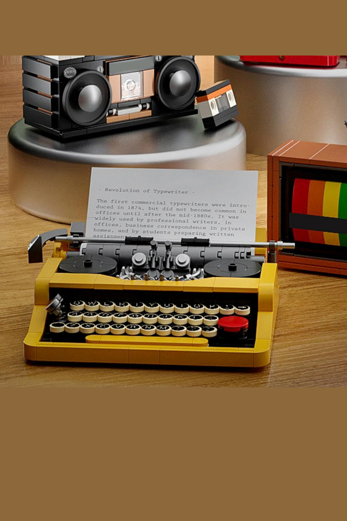 تایپ‌رایتر اسباب‌بازی ۲۵۴ تکه، مناسب سنین بالای ۶ سال