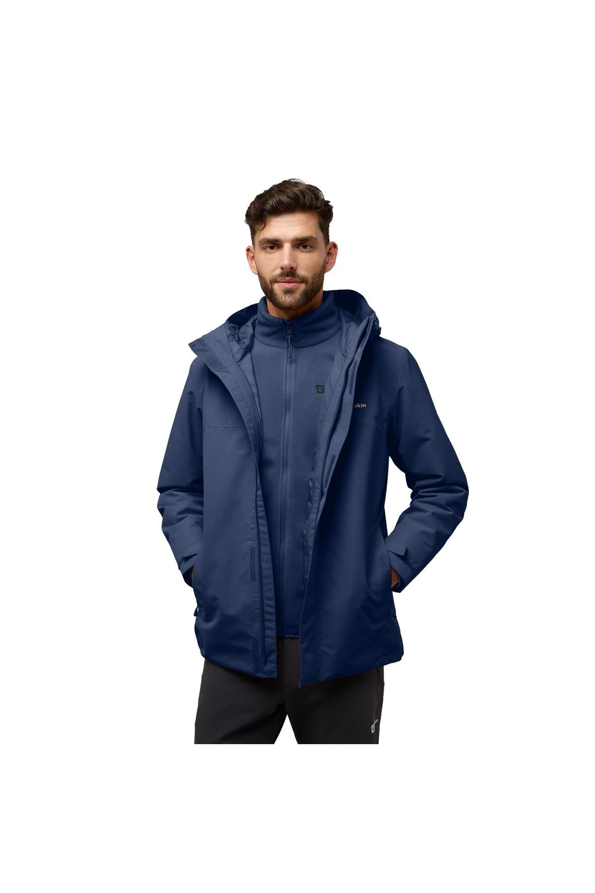 タケ③ Jack Wolfskin Altenberg 3in1 Erkek Outdoor Ceketi ERKEK OUTDOOR