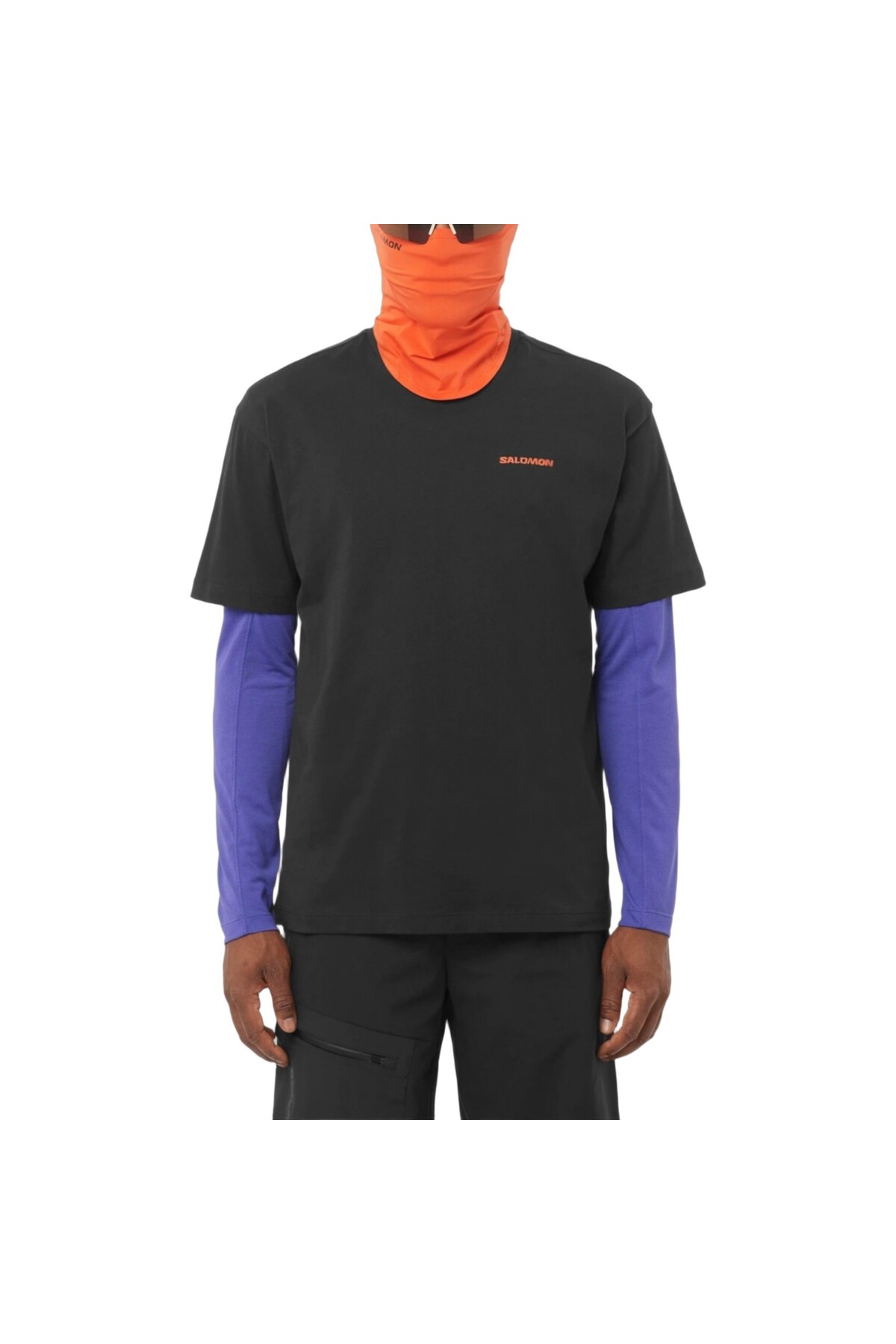 سالومون تی شرت مشکی یونیسکس فری استایل LC2678500