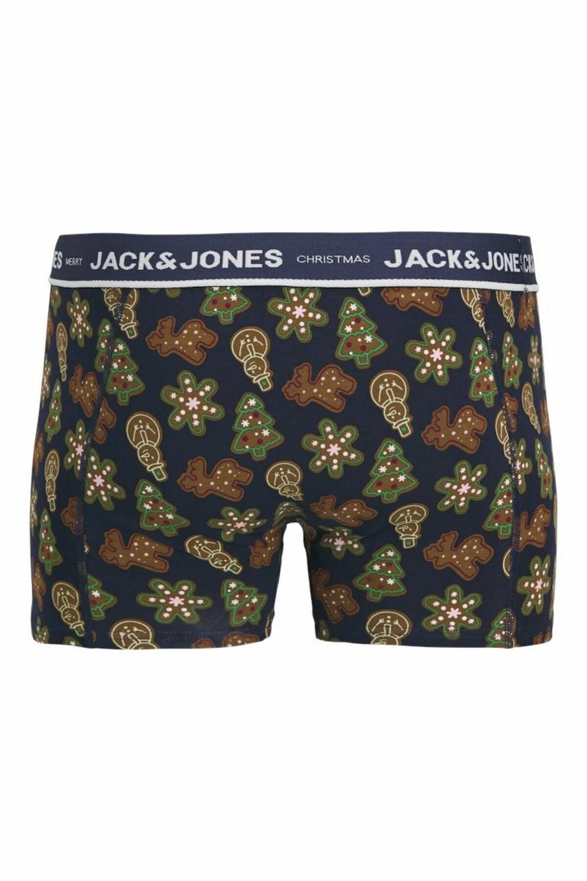 باکسر مردانه طرح دار فاق نرمال | جک اند جونز Jack & Jones 12285149 - تصویر 2