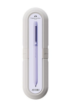 Faber Castell Avori Pastel Lavanta Gövde Tükenmez Kalem, Dayanıklı Metal Klip...