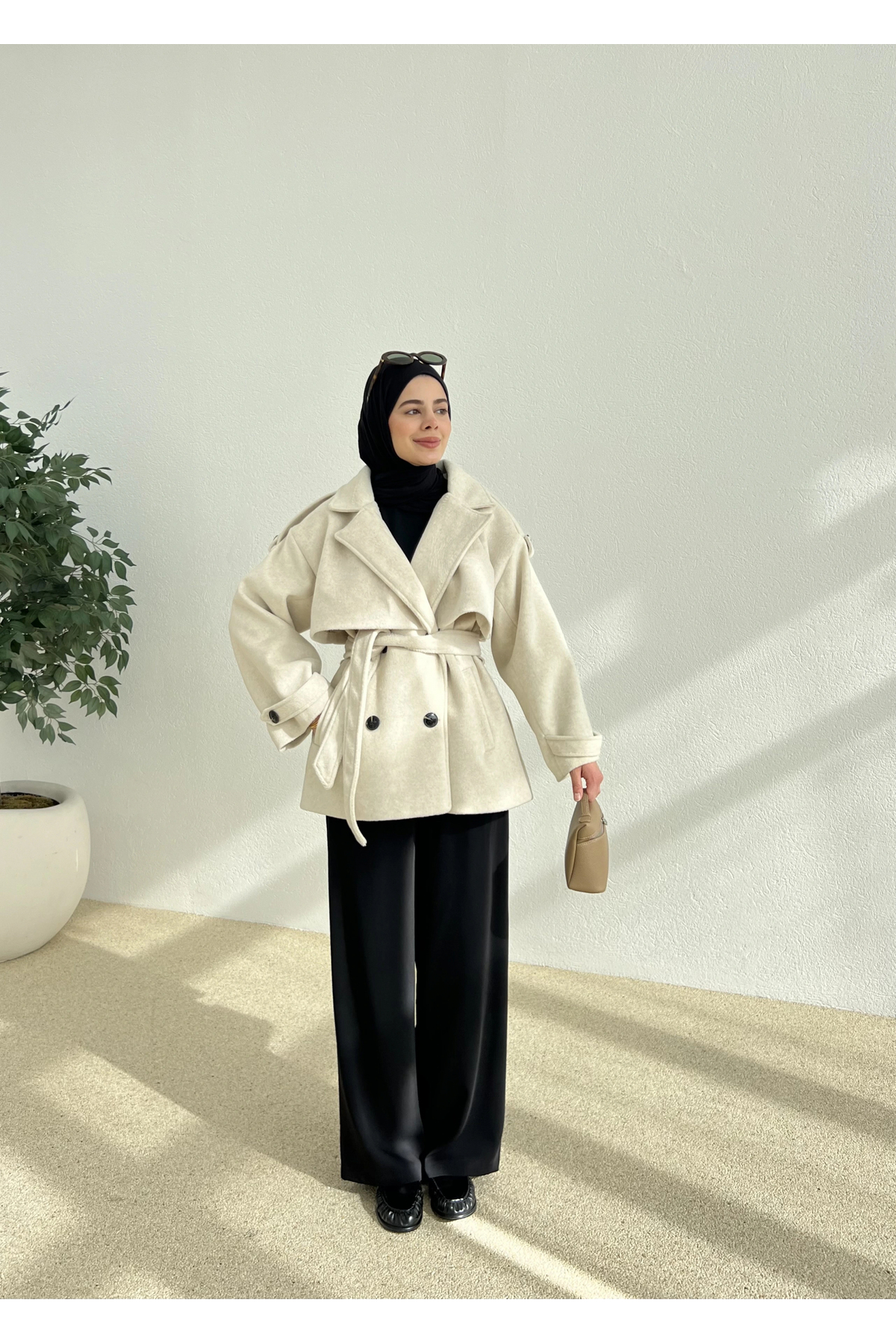 MODA AKSA  PREMİUM KALİTE KABAN YÜN DOKULU koka - Görsel 7