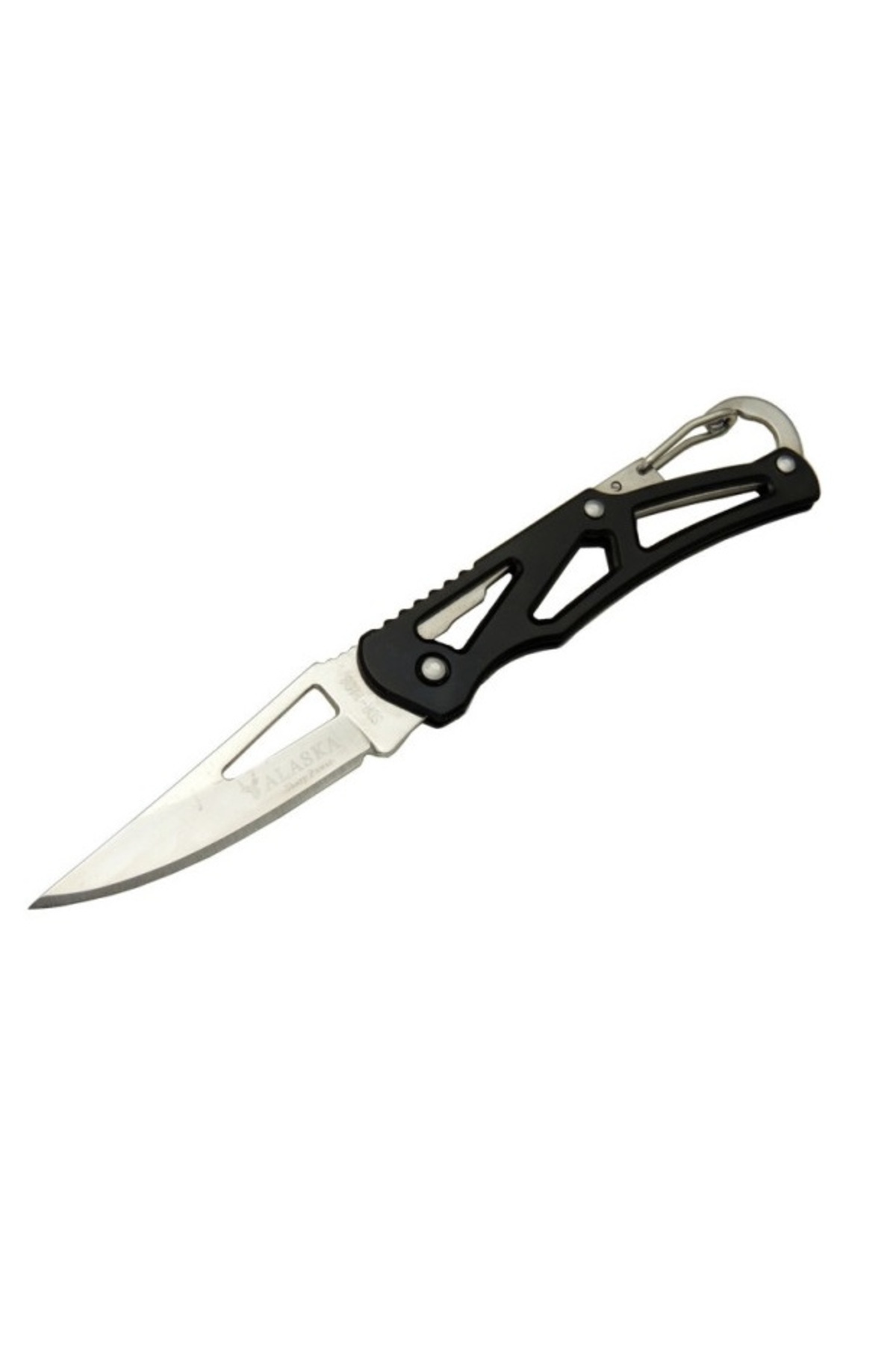 NOMOTHETIC Kamp, Outdoor Paslanmaz Çelik 14cm Siyah Saplı Cep Çakı