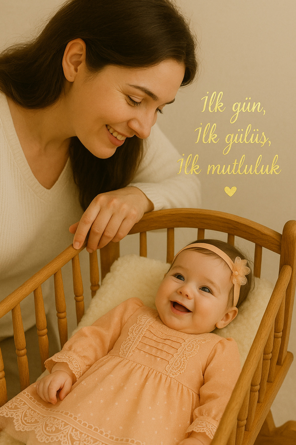 Melekpare Kız Bebek Mevlüt Elbisesi Fransız Dantelli Mevlit Takımı Bebek Mevlütlük Seti Elbise Bandana Çorap fotoğrafı 3 (önizleme)