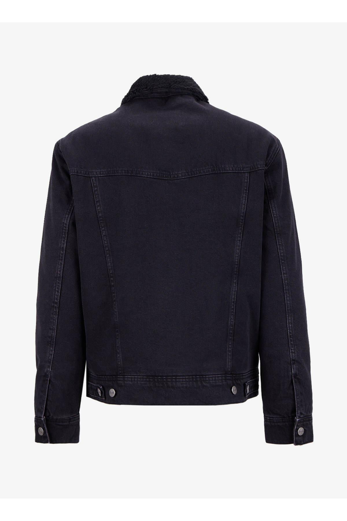 WRANGLER Siyah Erkek Denim Ceket W45D4365818 Siyah Denim Ceket görsel 8