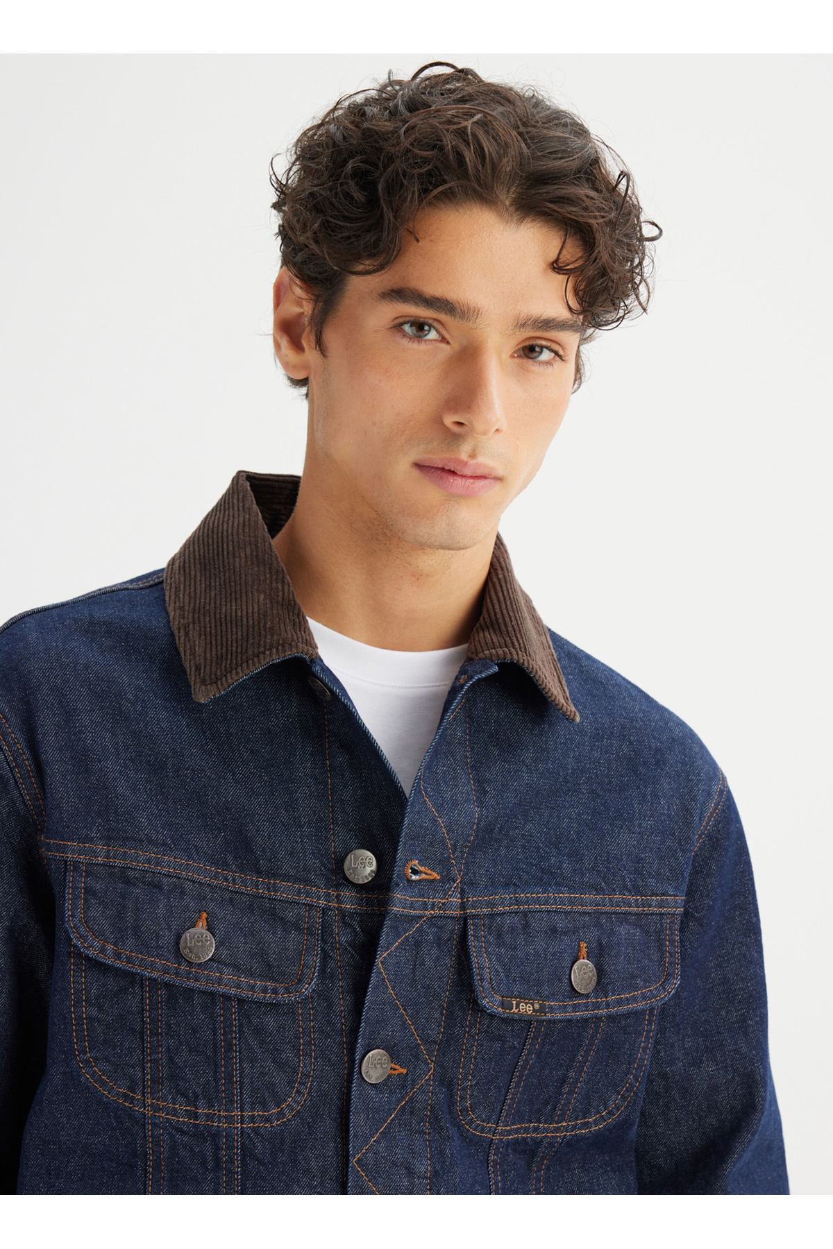 Lee Lacivert Erkek Denim Ceket L252001723 Lacivert Denim Ceket görsel 4
