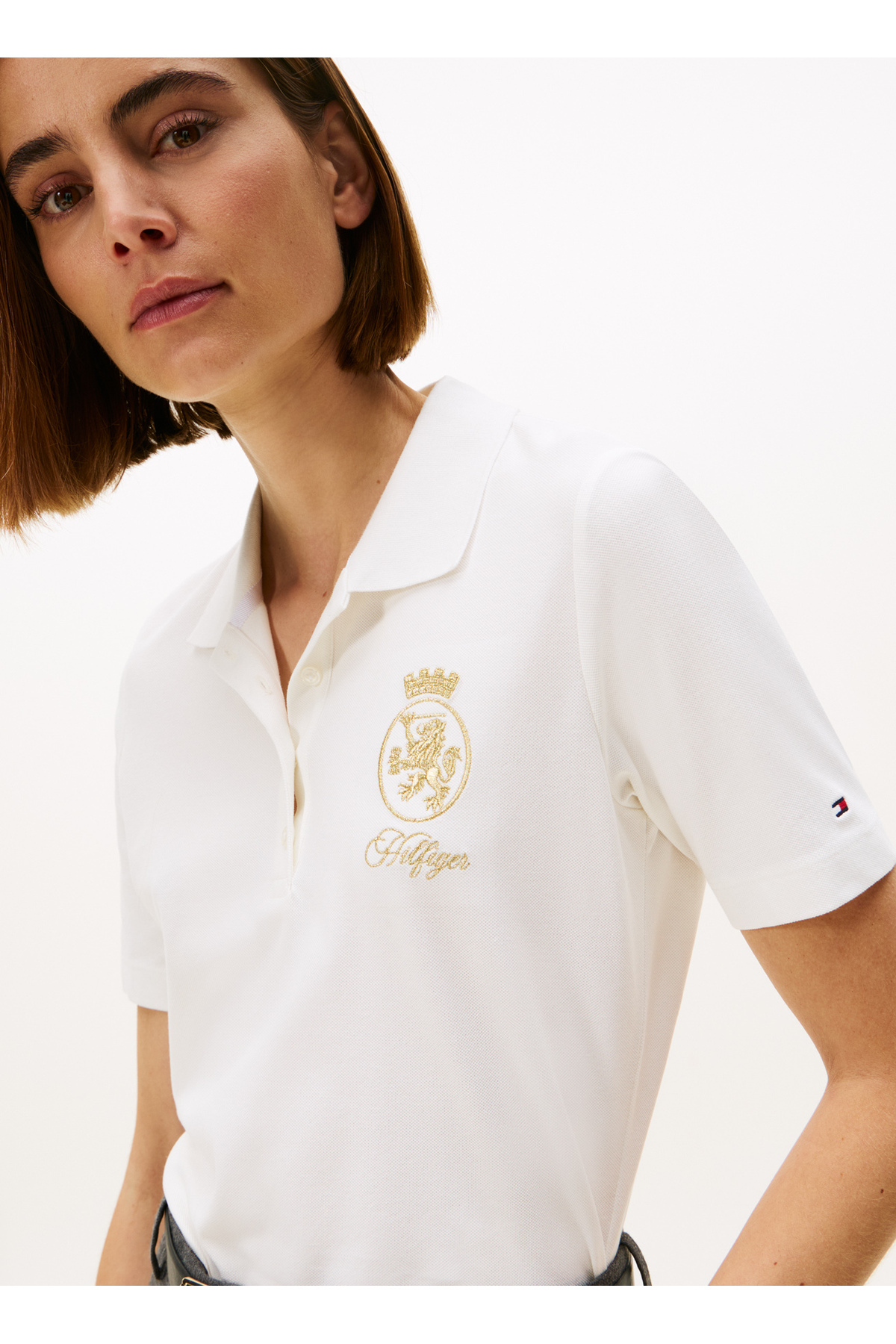 پولوشرت زنانه یقه پلو | تامی هیلفیگر Tommy Hilfiger 5003298948 TR - تصویر 3