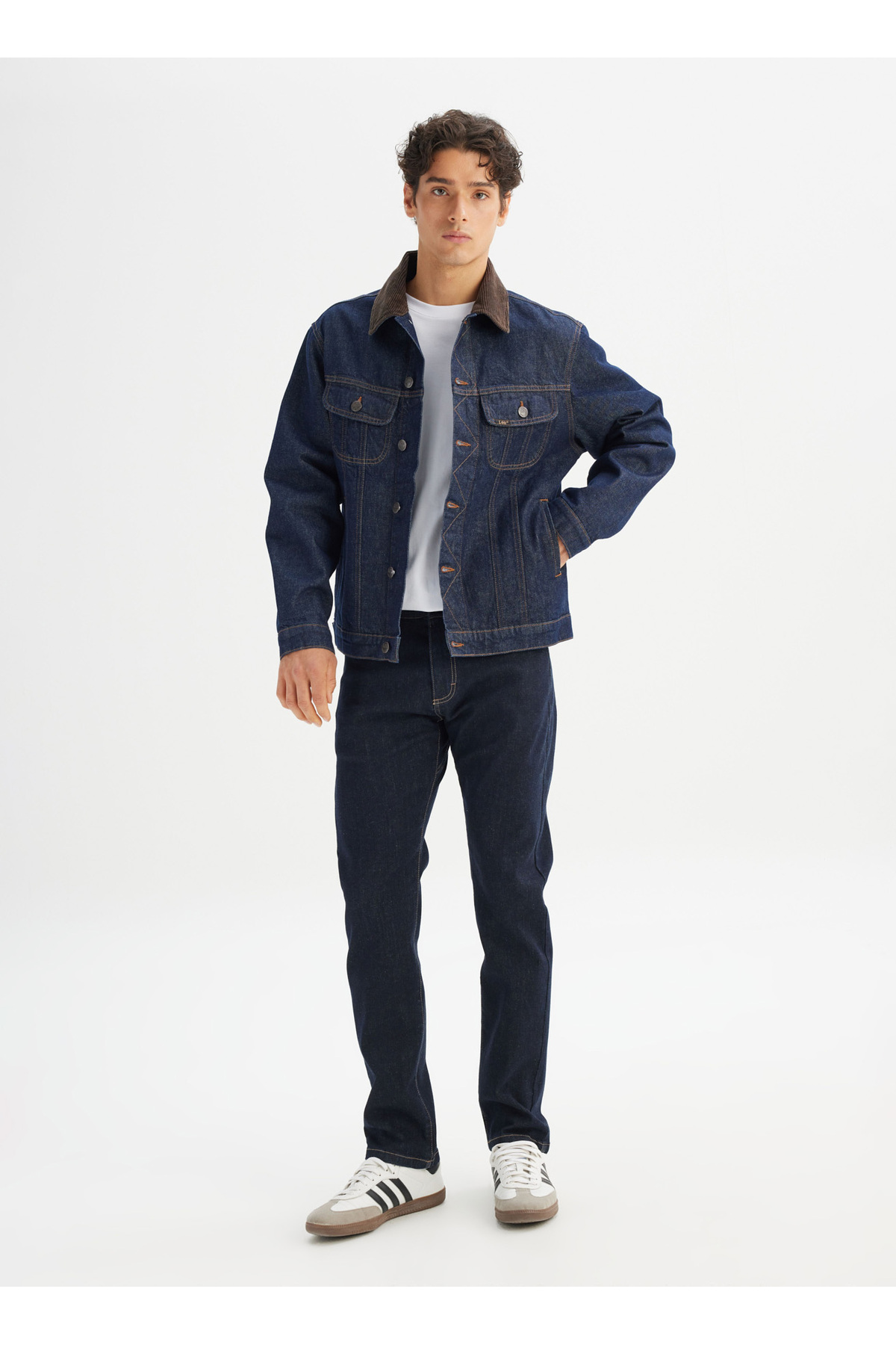 Lee Lacivert Erkek Denim Ceket L252001723 Lacivert Denim Ceket görsel 2