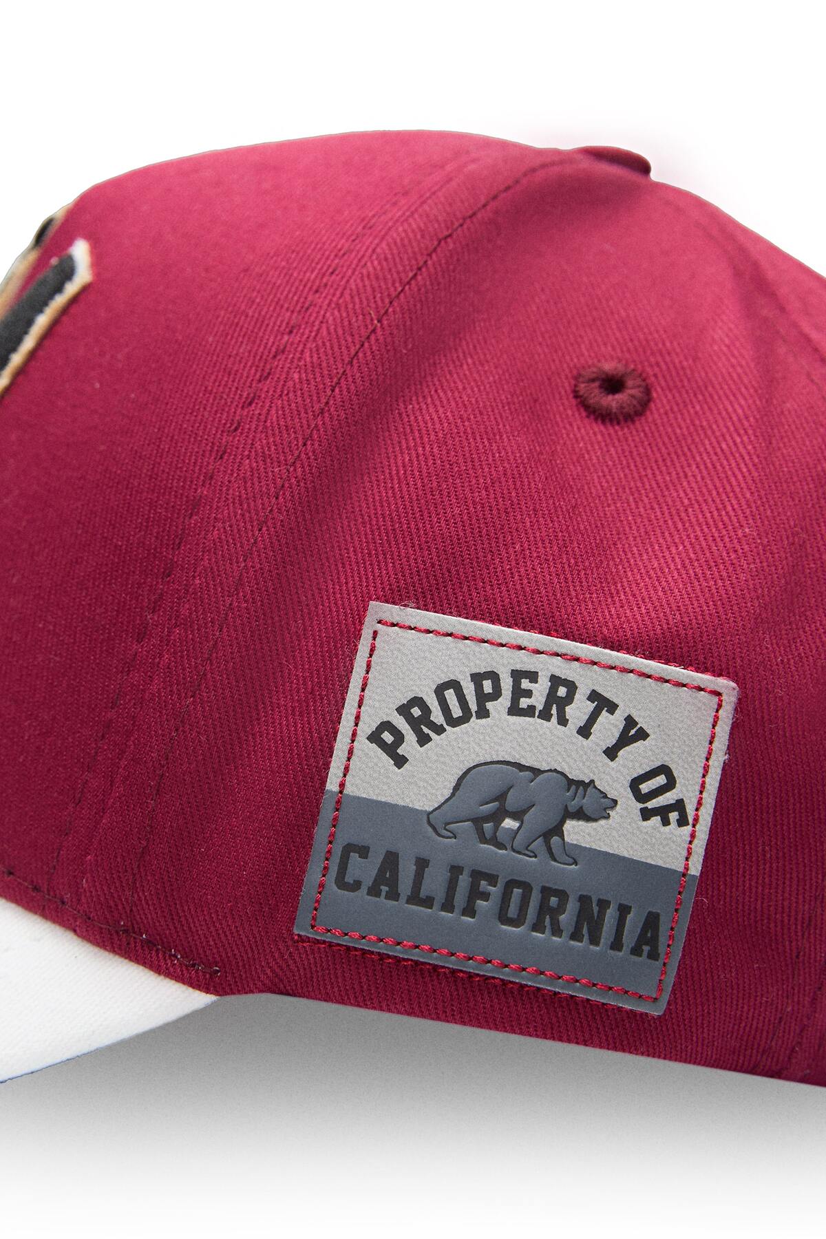 UCLA DELLWOOD Bordo Baseball Cap Nakışlı Unisex Şapka görsel 5