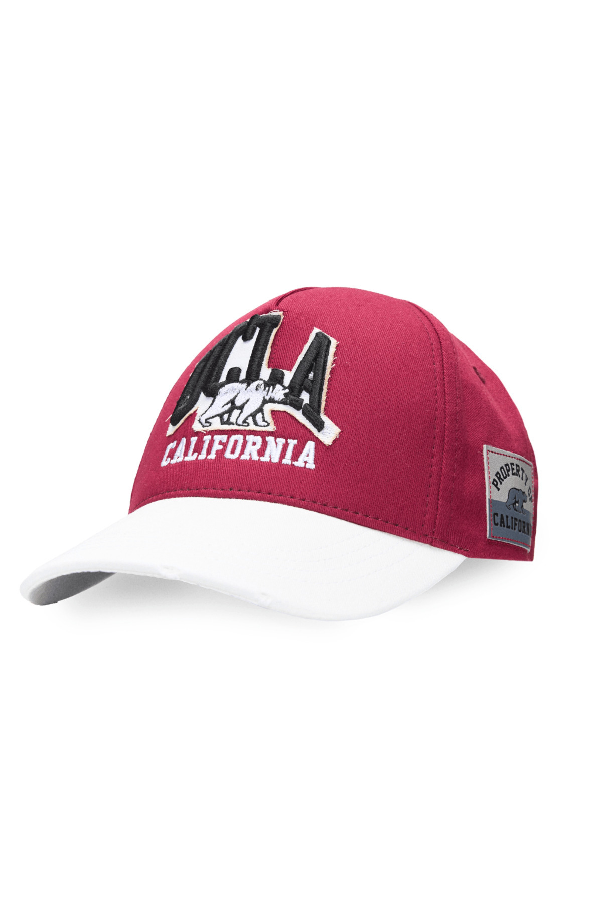 UCLA DELLWOOD Bordo Baseball Cap Nakışlı Unisex Şapka görsel 2
