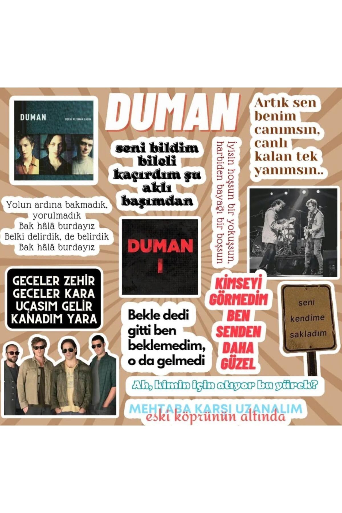 Yıldızan trea_ Duman Seti | Laptop Notebook Telefon Etiket _yola 1198781