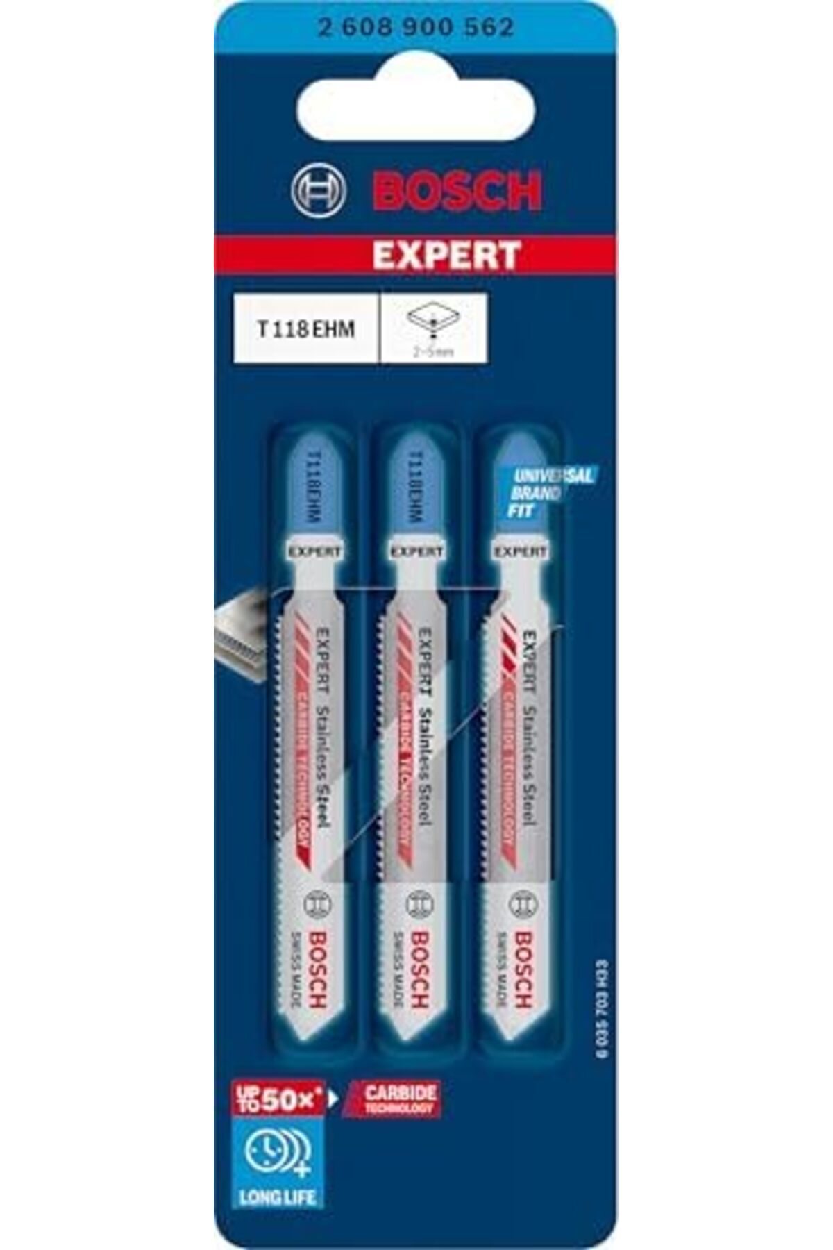 STOREMAX Lvn Professional 3x EXPERT 'Stainless Steel' T 118 EHM Dekupaj Testere Bıçakları (Paslanma