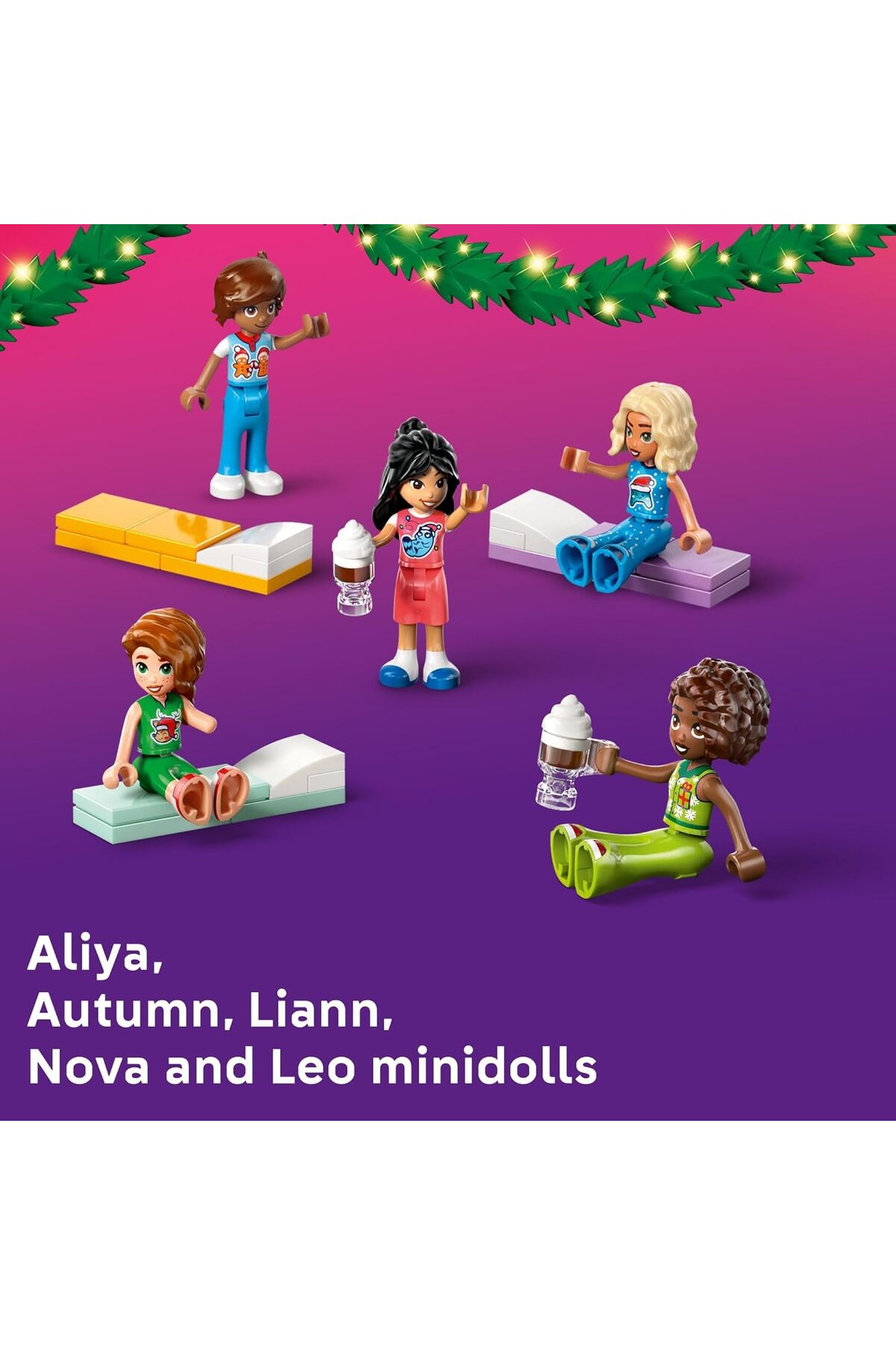 تقویم ماجراجویی دوستان ۲۰۲۵ (۴۲۶۶۸) – ۲۴ سورپرایز قابل ساخت، ۵ مینی‌دول و ۵ حیوان خانگی