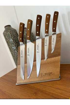 Solingen 5 Bıçaklı Mıknatıslı Standlı Çeyiz Seti